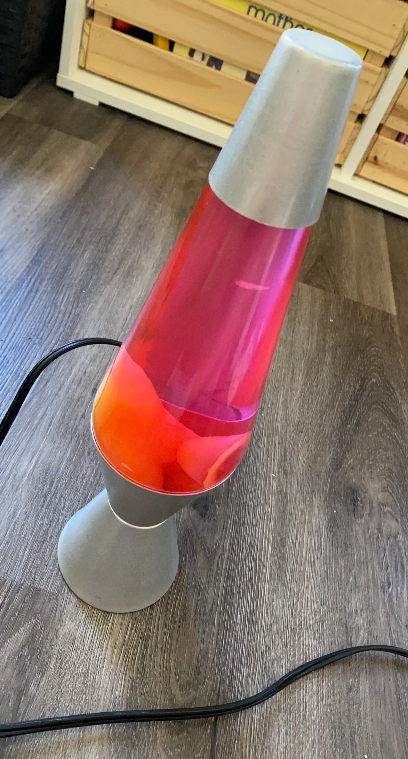 Lava Lamp - Pink/Orange