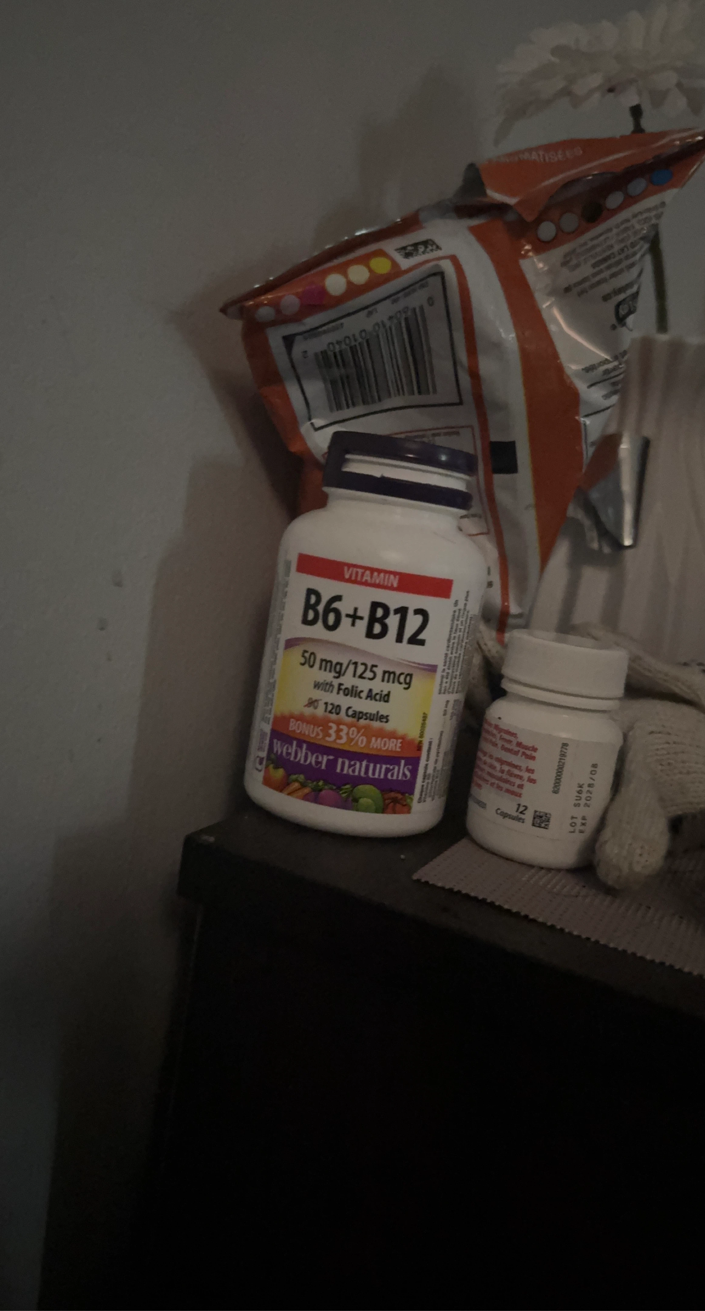 Webber Naturals Vitamin B6+B12 with Folic Acid Capsules