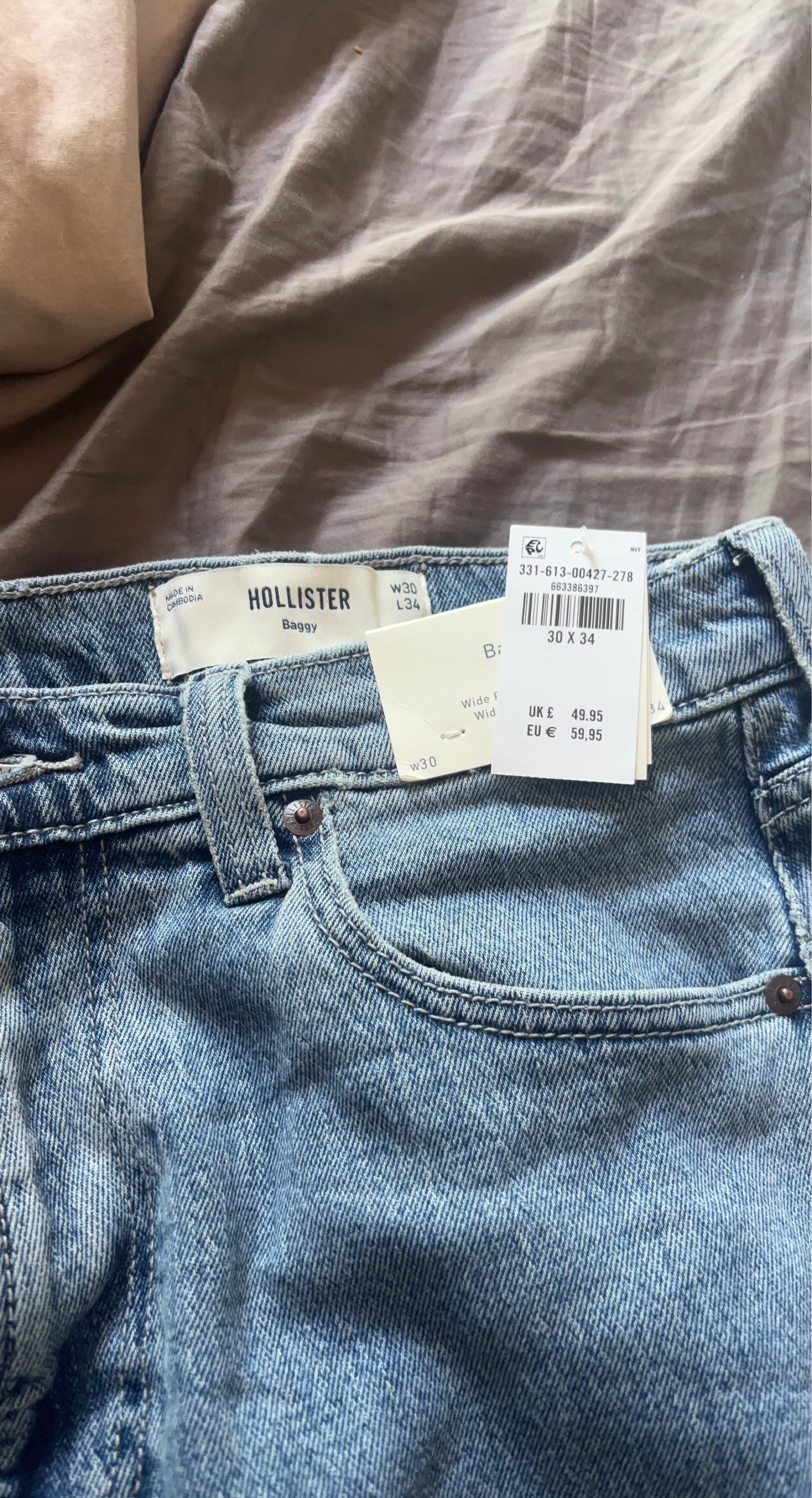 Hollister Baggy Jeans W30 L34
