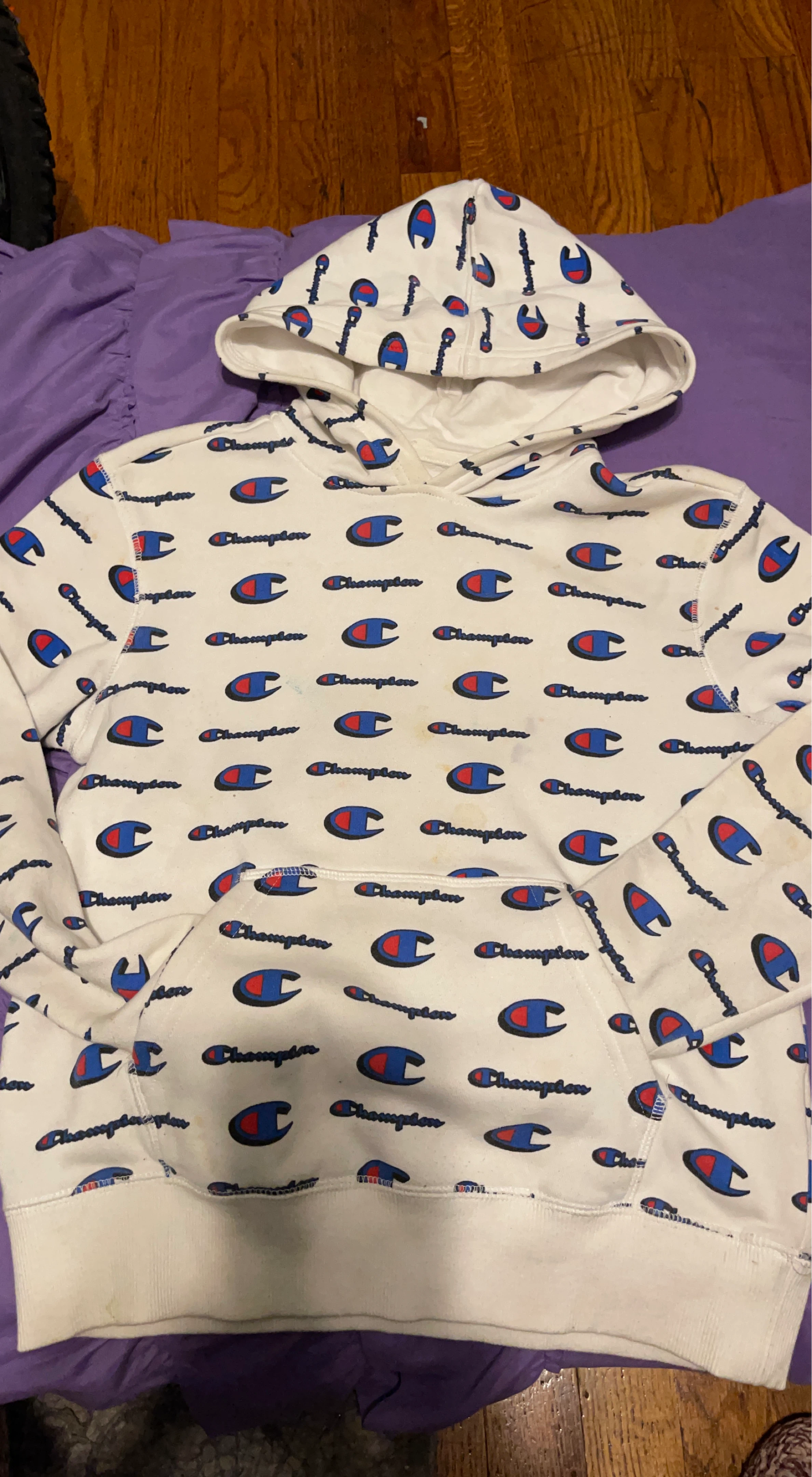 Champion All-Over Logo Hoodie