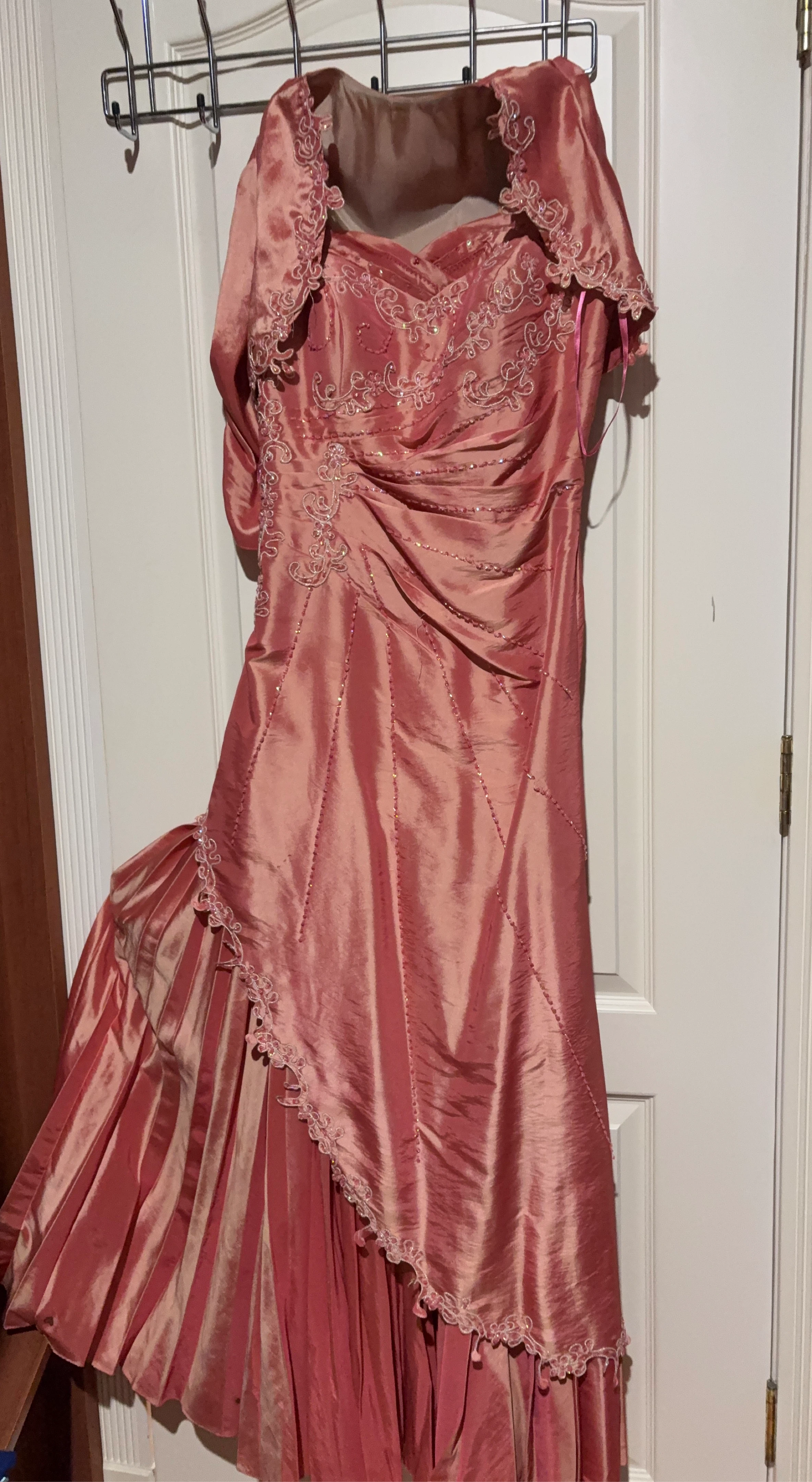 Pink Embellished Formal Gown