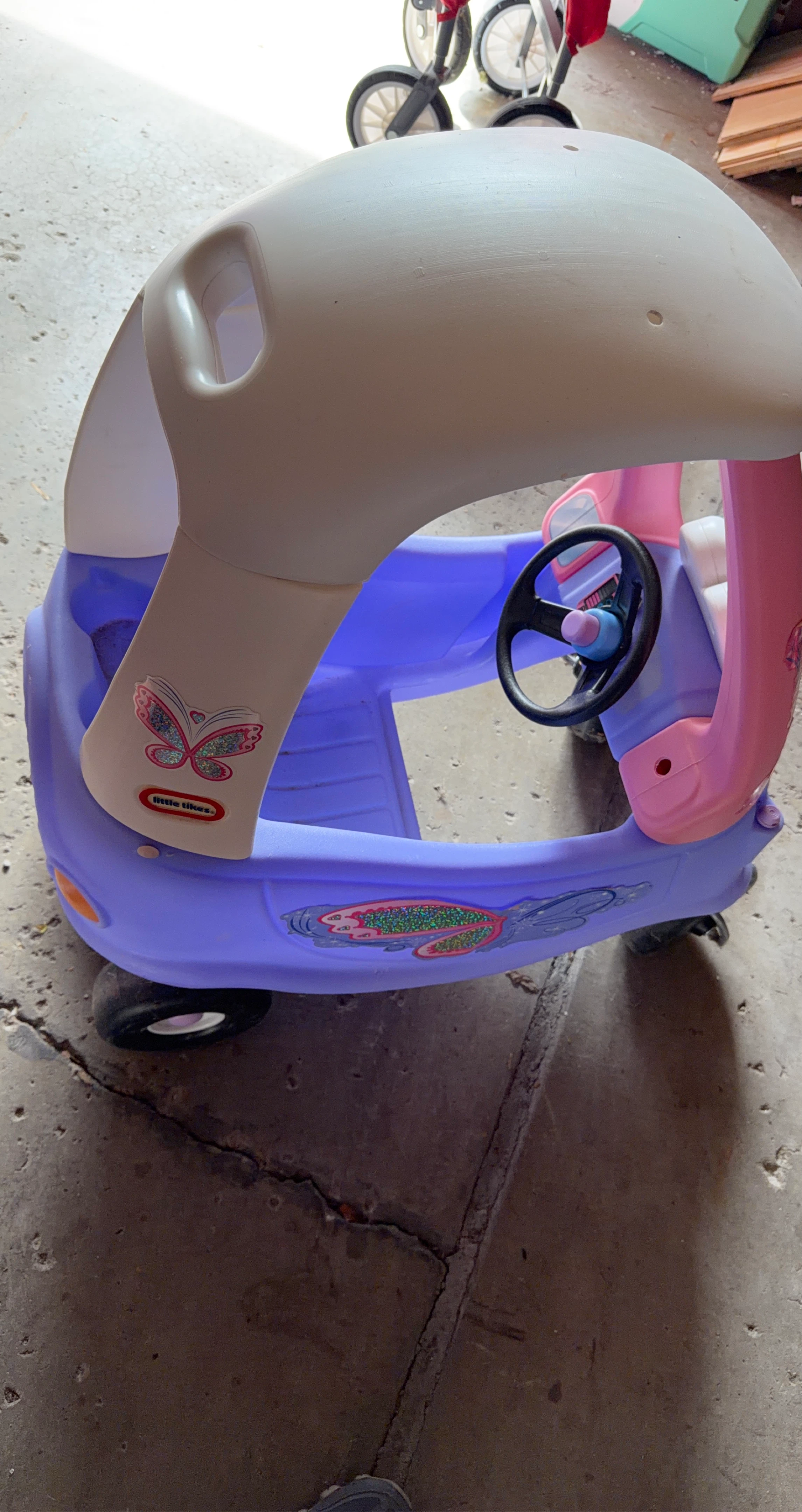 Little Tikes Cozy Coupe Pink/Purple Ride-On Toy Car