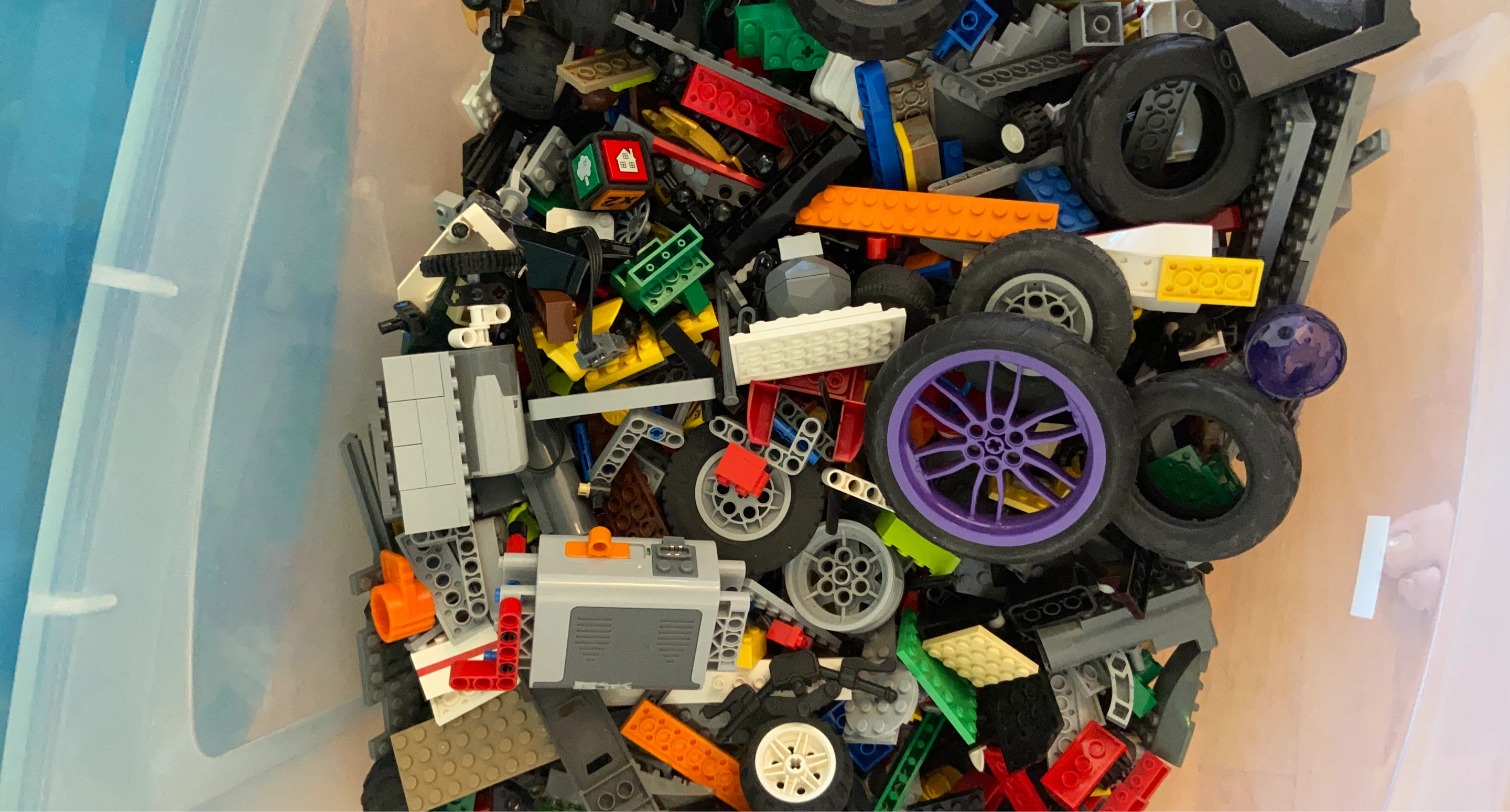 LEGO Mindstorms and Assorted LEGO Building Bricks and Wheels