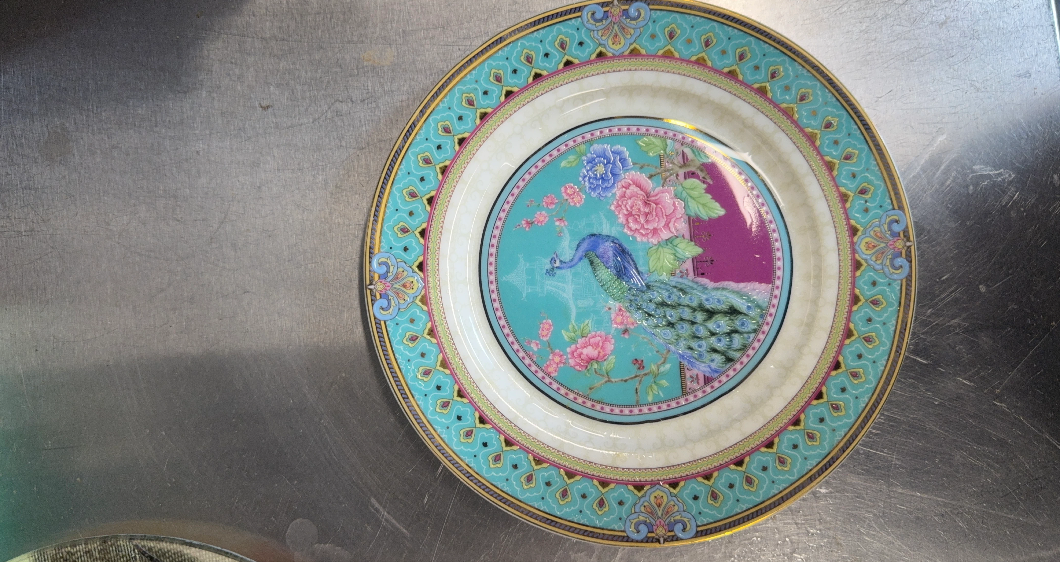 Decorative Peacock Plate