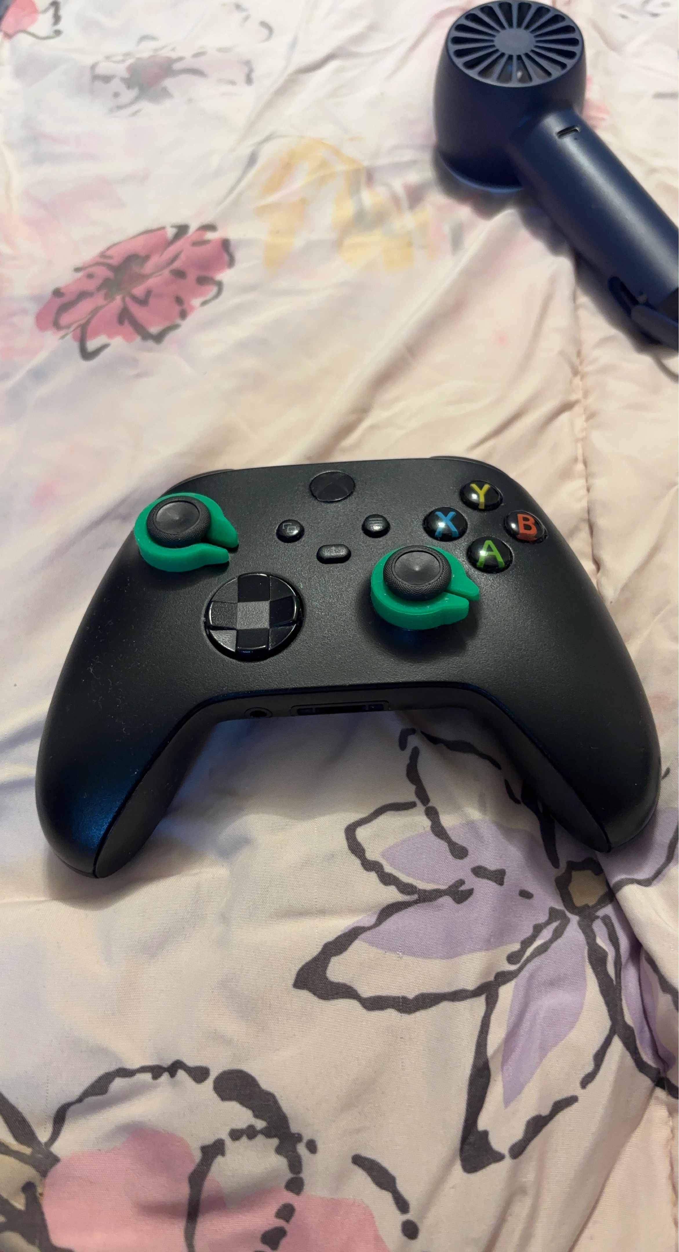 Xbox Wireless Controller with Green Thumb Grips