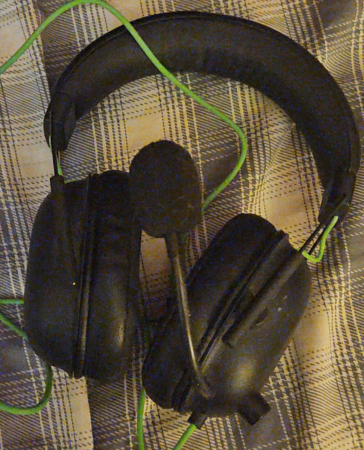 Black Over-Ear Headphones with Microphone