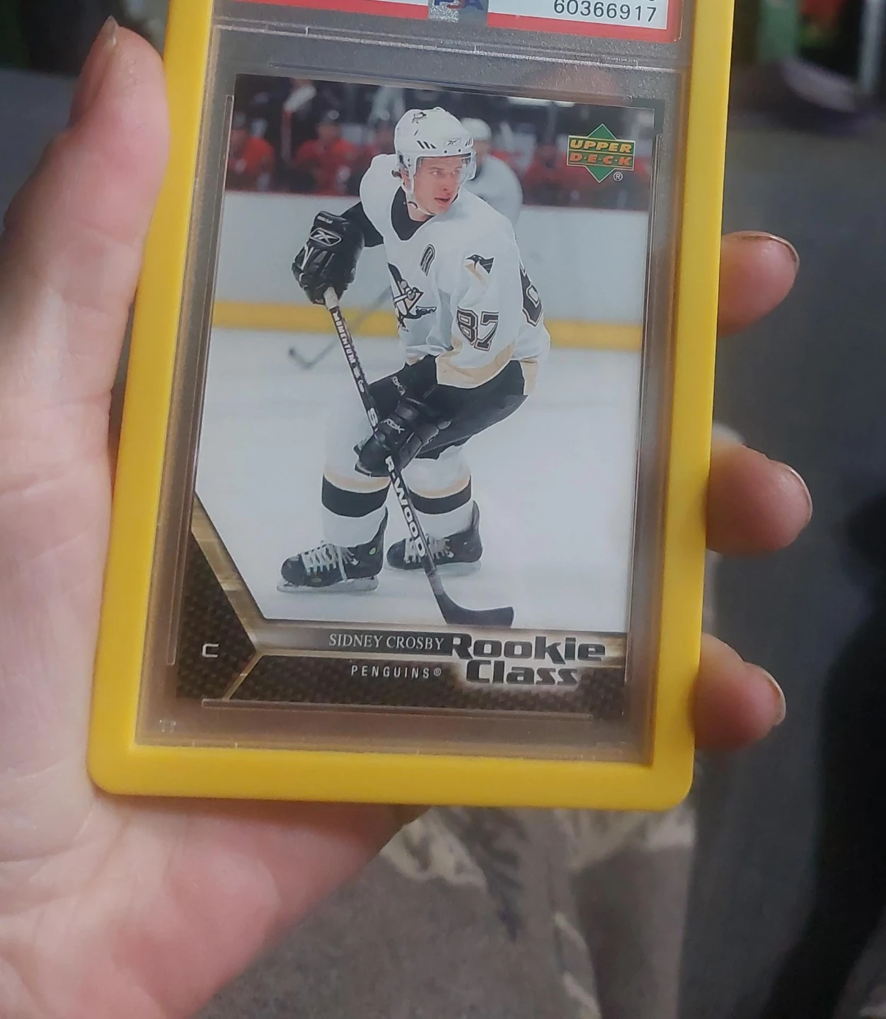 2005 Upper Deck Sidney Crosby Rookie Class RC PSA 9 Mint Card