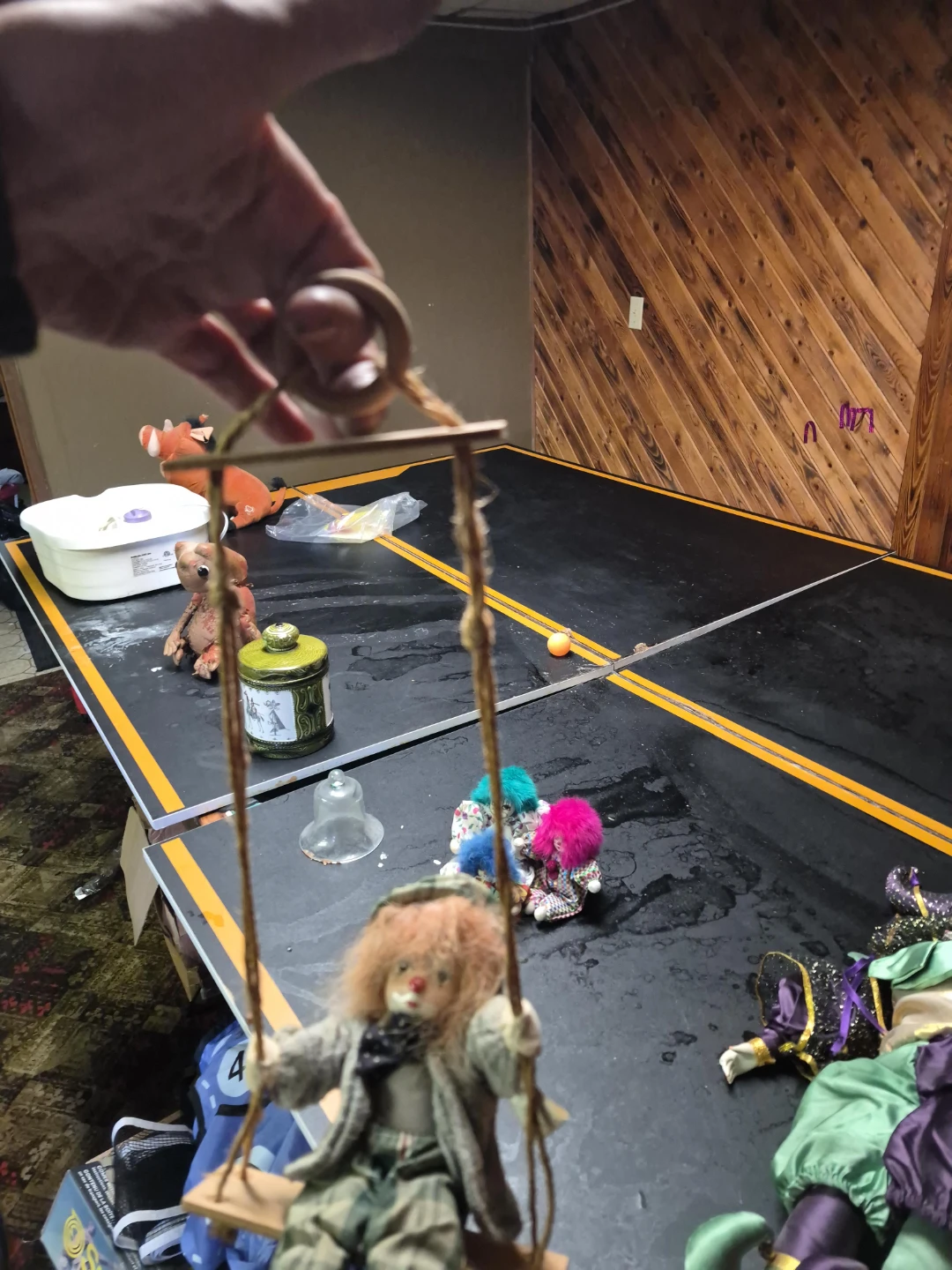 Collectible Clown Dolls with Swing