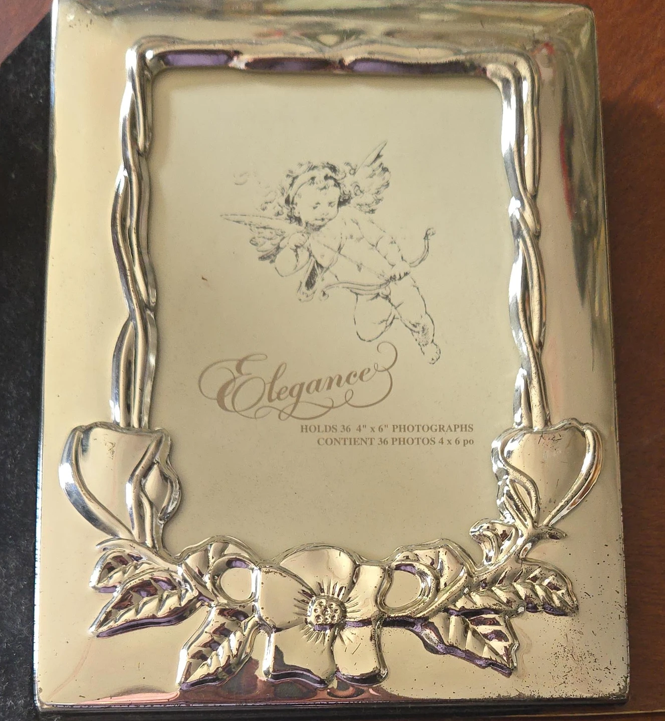 Elegance Silver Tone Photo Frame - Holds 36 4" x 6" Photos
