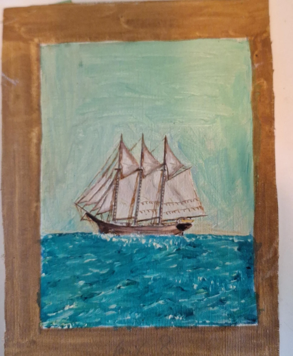 Painting of a Sailing Ship