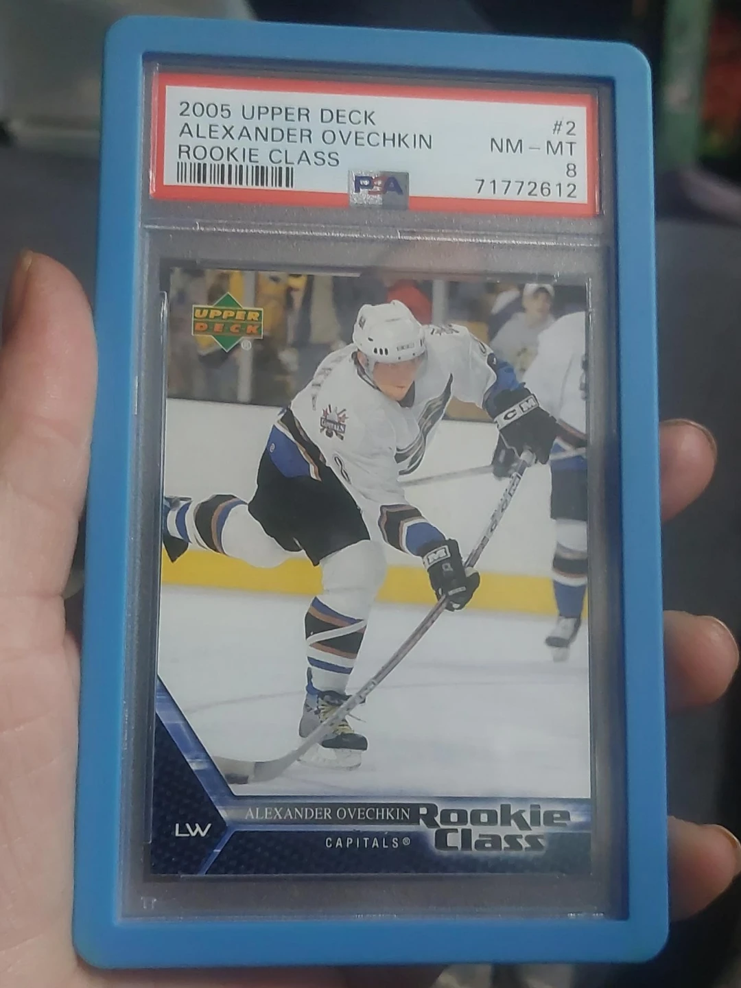 2005 Upper Deck Alexander Ovechkin Rookie Class Hockey Card