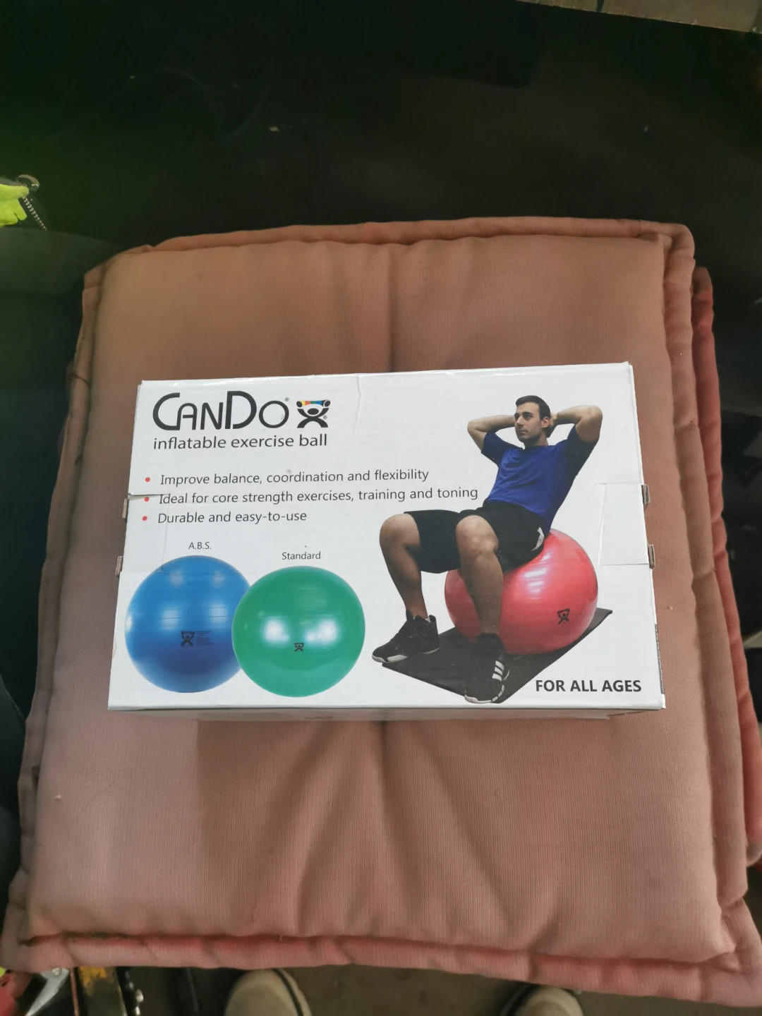 CANDO inflatable exercise ball