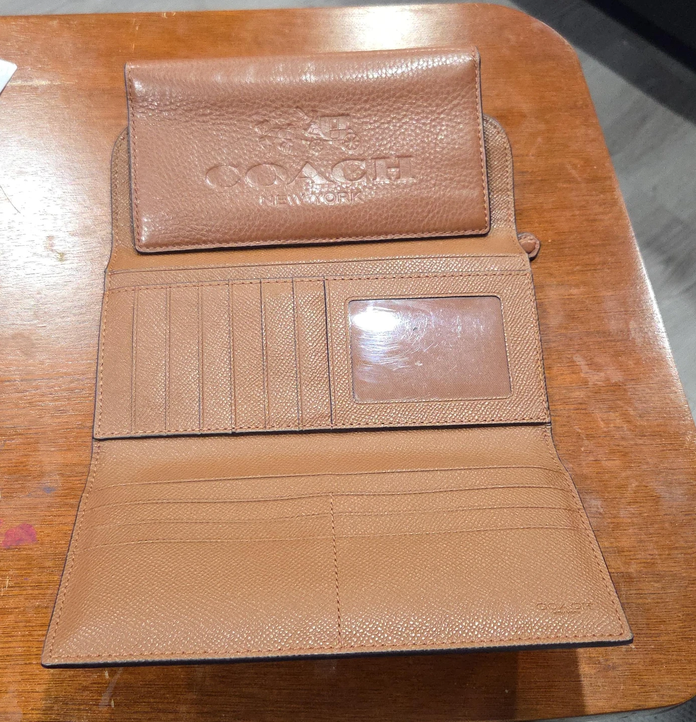 Coach Brown Leather Wallet
