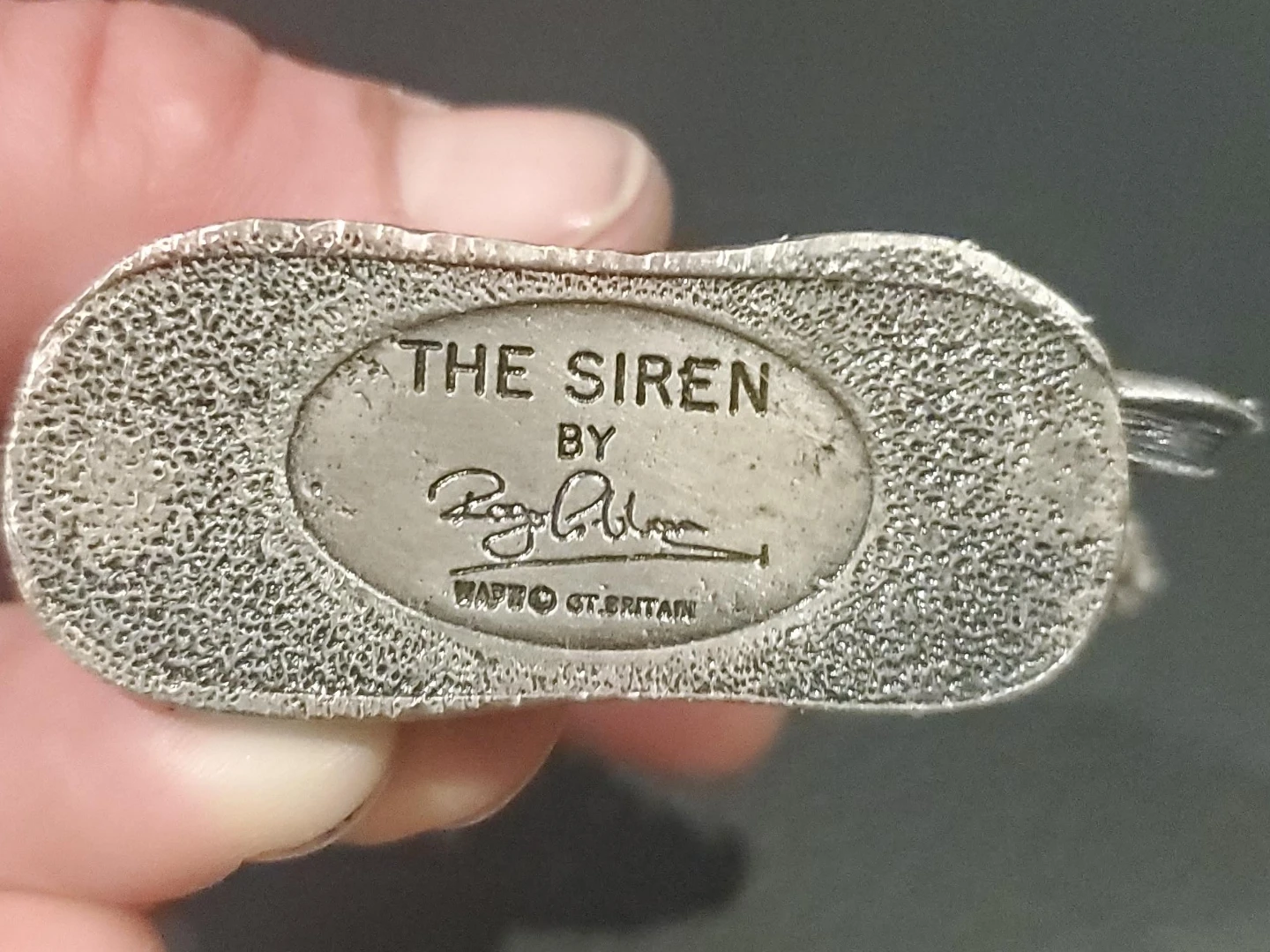 The Siren by Royal Doulton Pewter Figurine - photo 3