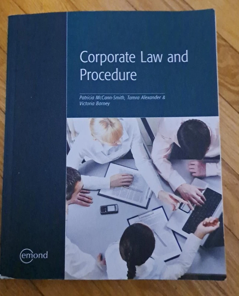 Corporate Law and Procedure Textbook