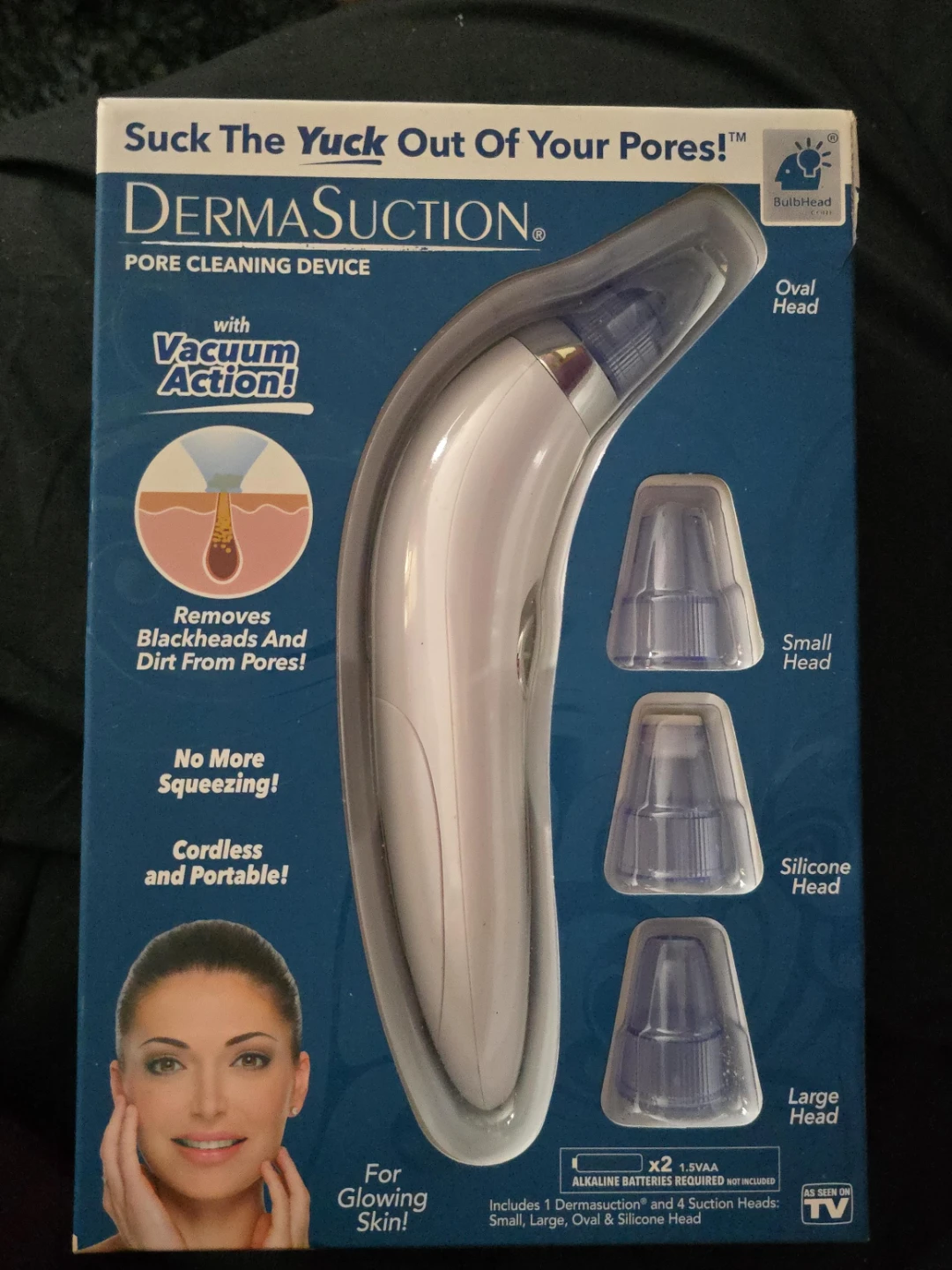 DermaSuction Pore Cleaning Device with Vacuum Action