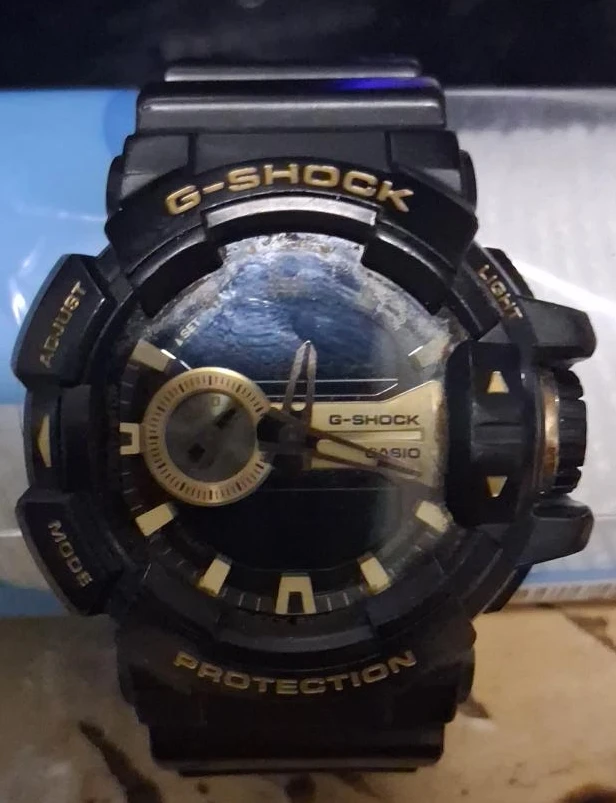 Casio G-Shock Watch - Black and Gold