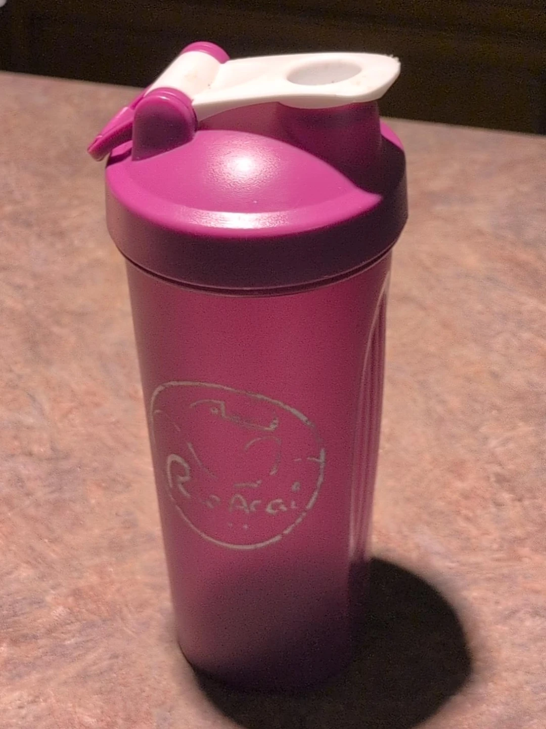 Pink Shaker Bottle