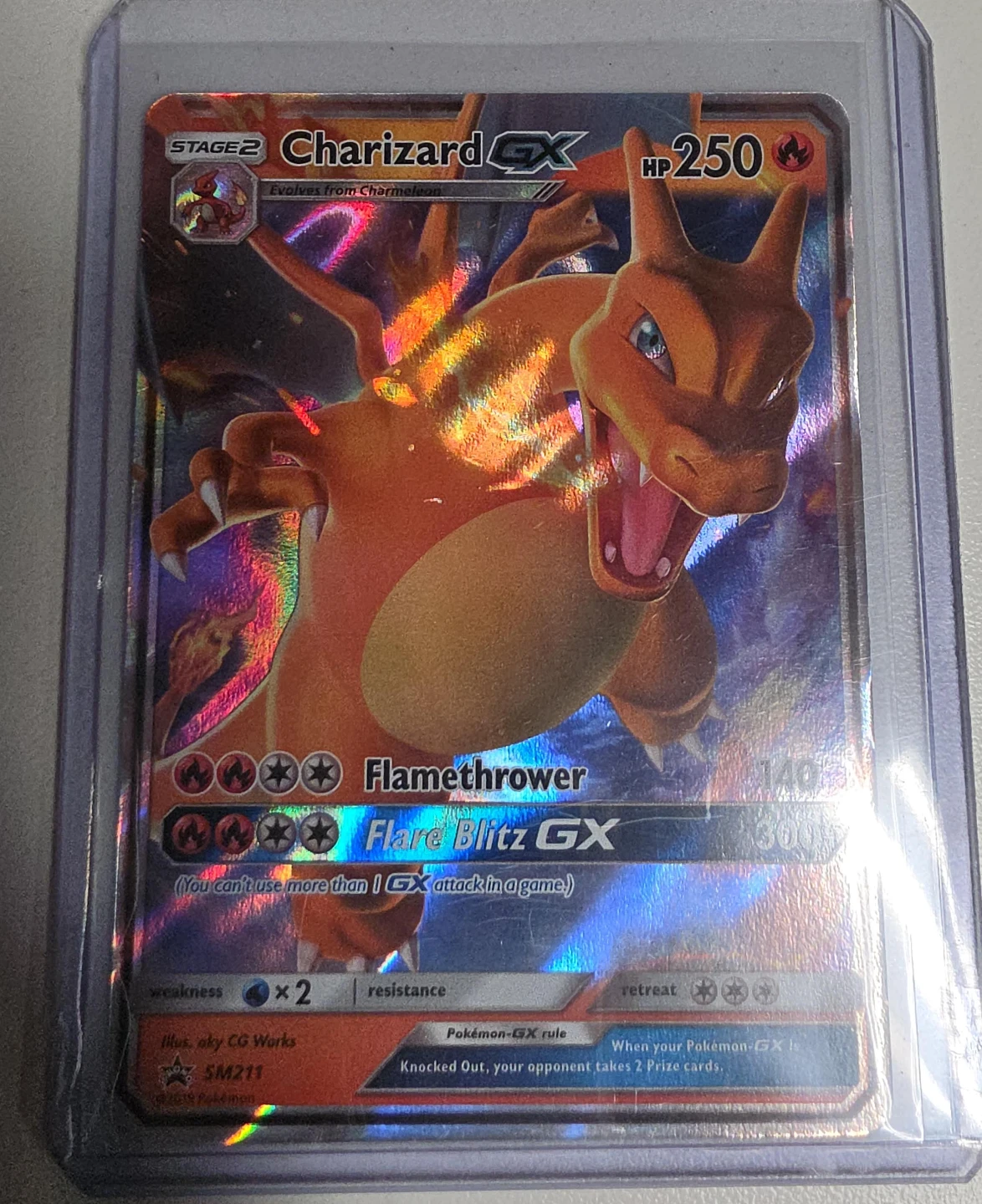 Pokemon Charizard GX Trading Card