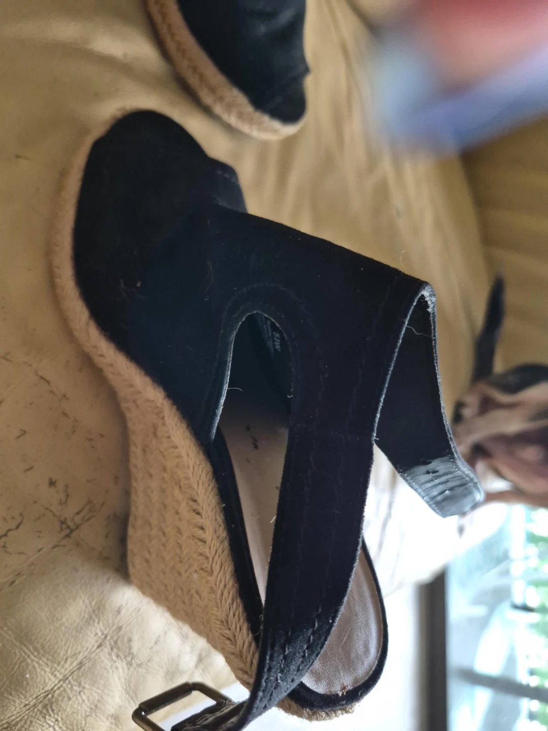 Universal Thread Black Wedge Espadrille Sandals - photo 4