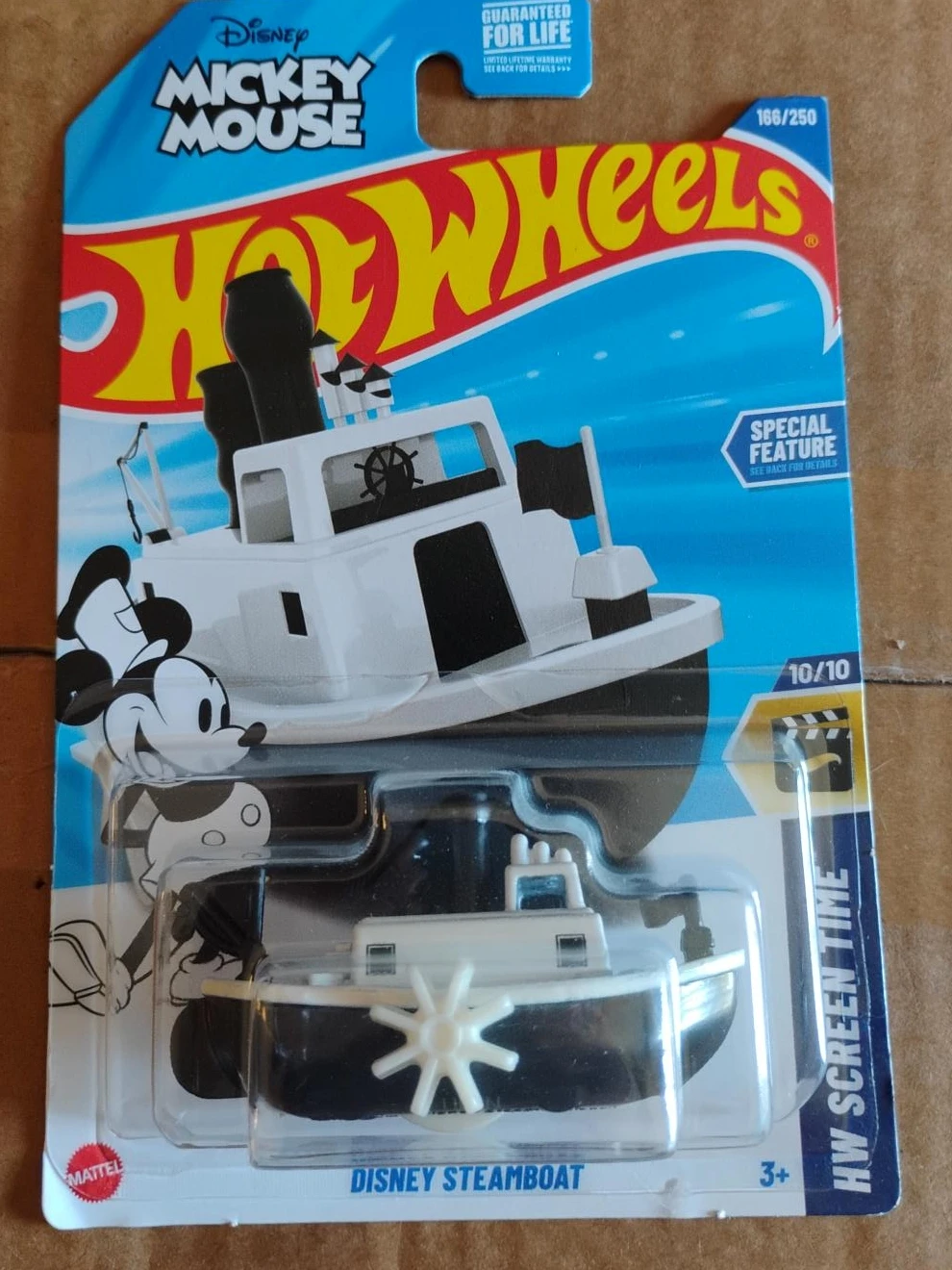 Hot Wheels Disney Mickey Mouse Steamboat HW Screen Time 166/250