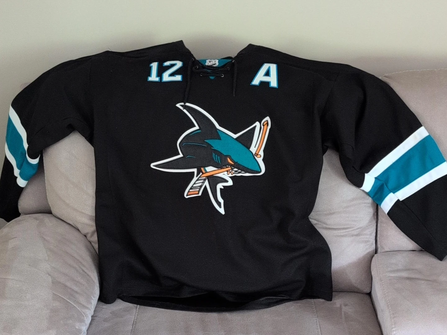 San Jose Sharks Patrick Marleau #12 Hockey Jersey CCM 56