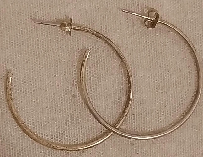 Silver Hoop Earrings