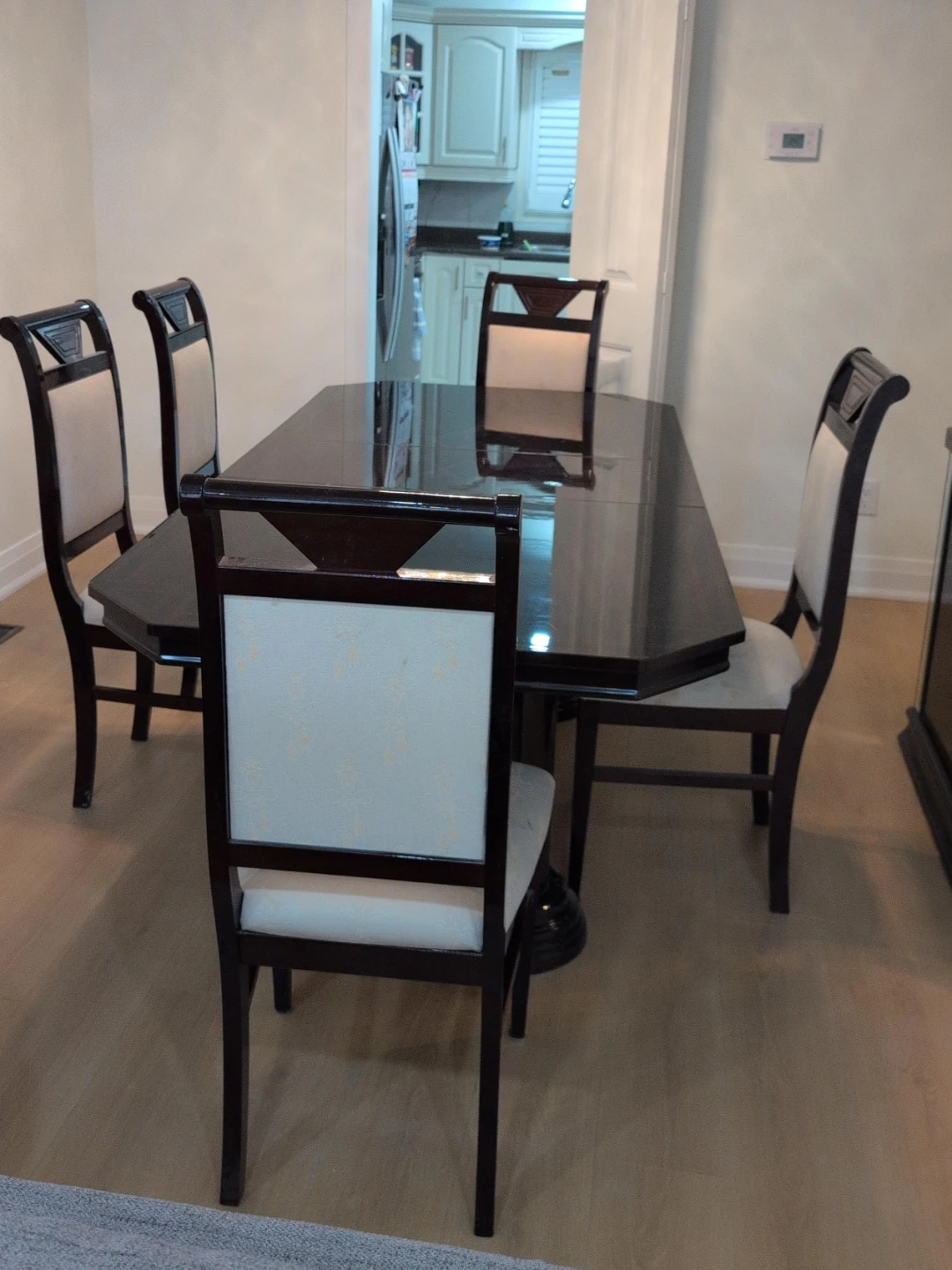 Dining Table and 6 Chairs Set pick up as it