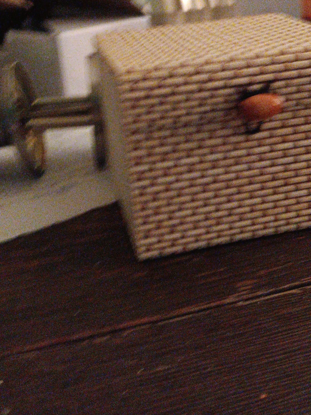 Decorative Storage Box with Knob for litter items