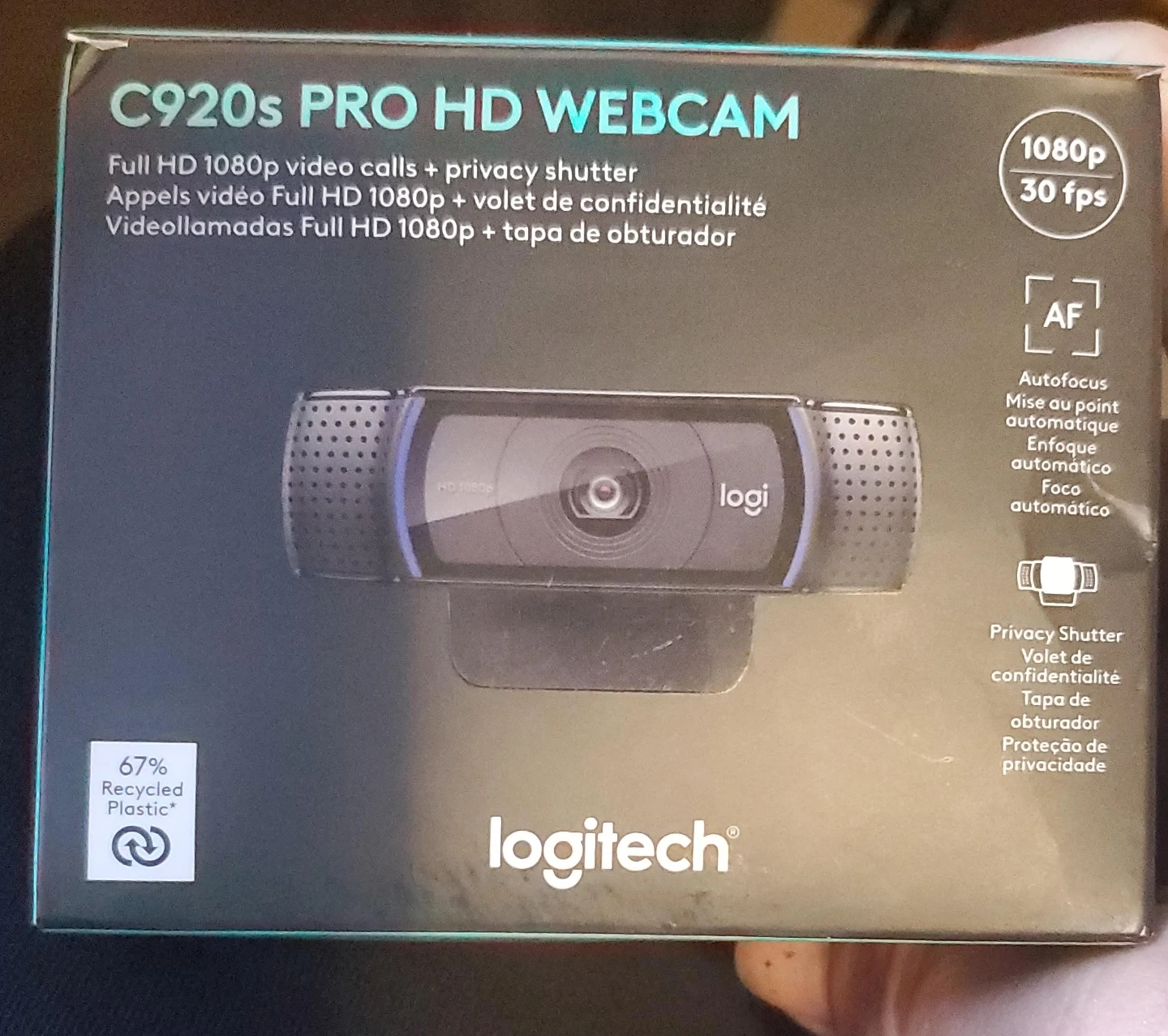 Logitech C920s PRO HD Webcam