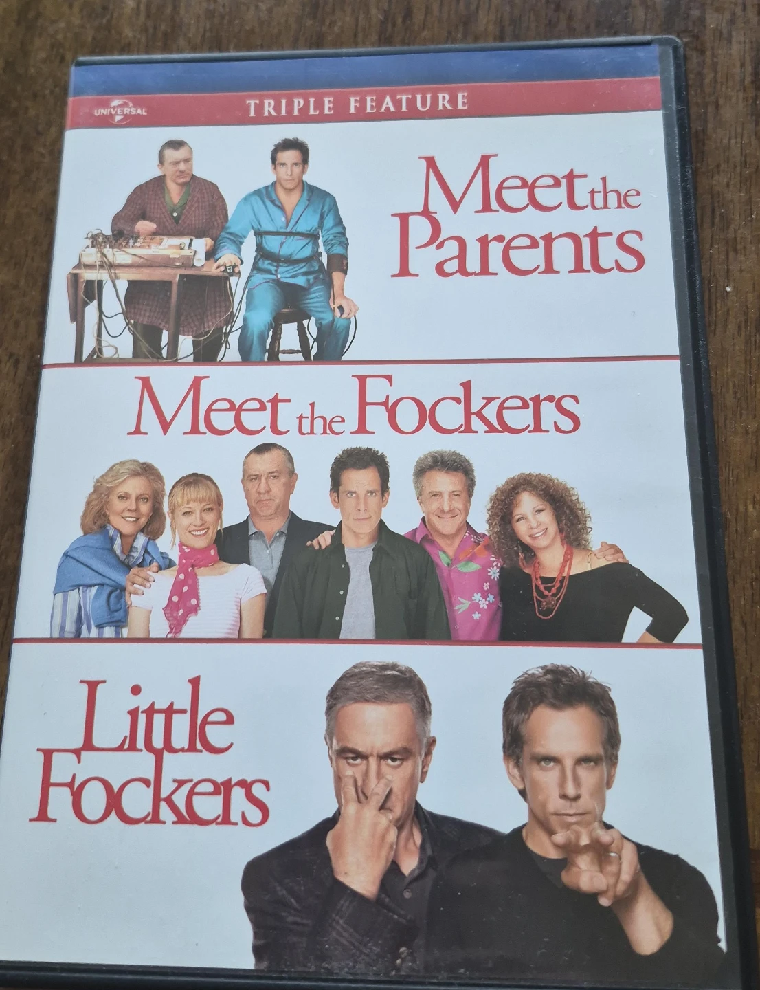 Meet the Parents, Meet the Fockers, Little Fockers DVD