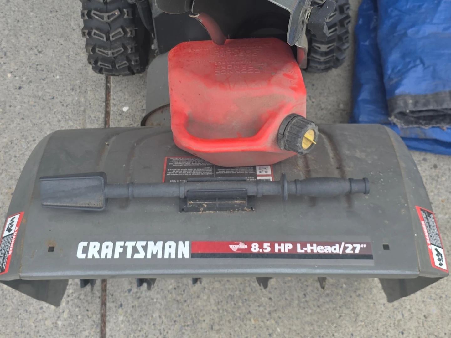 Craftsman 8.5 HP L-Head Snow Blower 27"