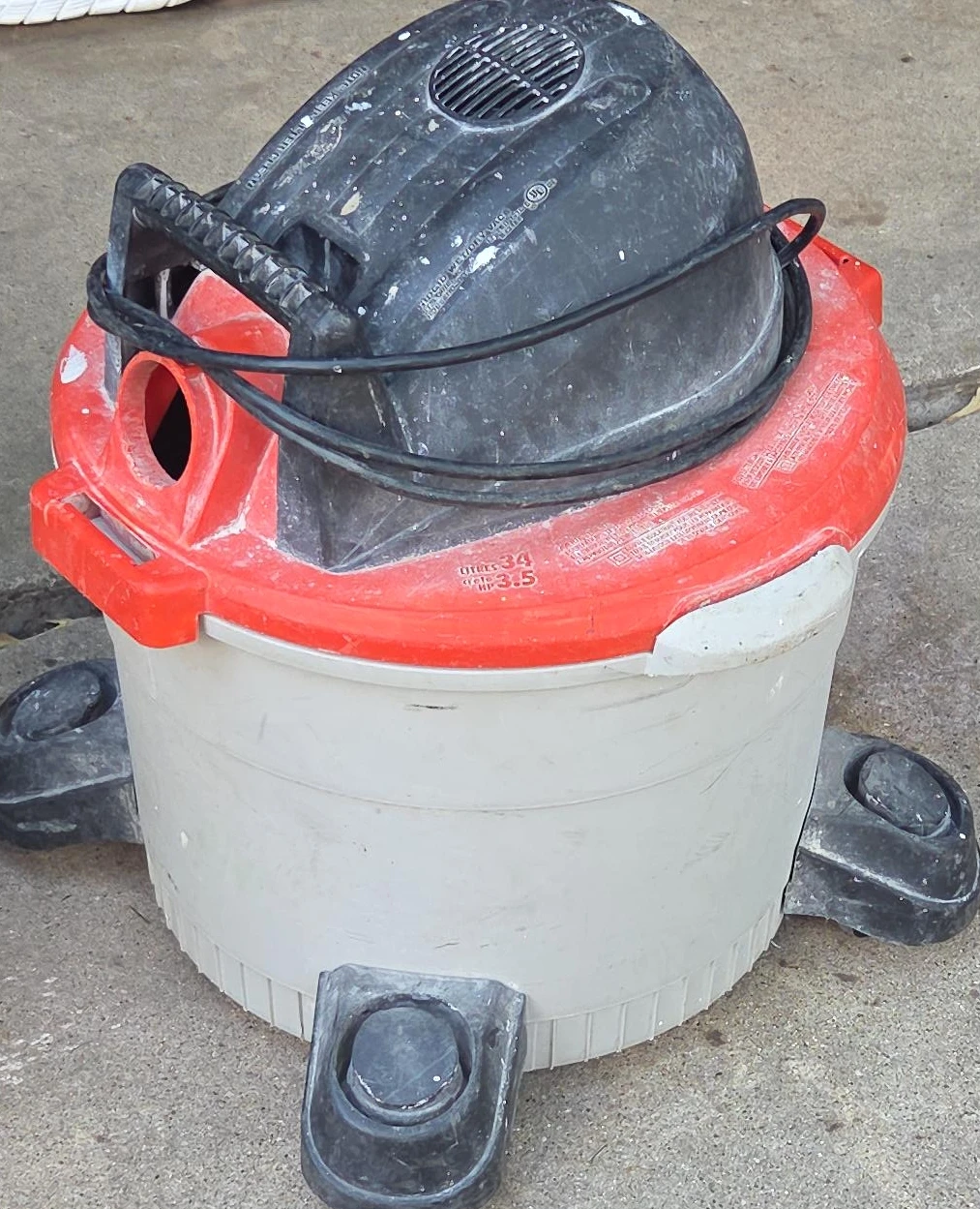 Shop Vac 34 litre Wet/Dry Vacuum