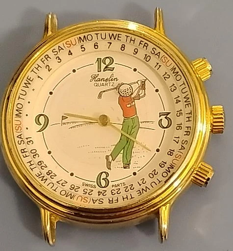 Hanslen Quartz Watch - Golf Scene