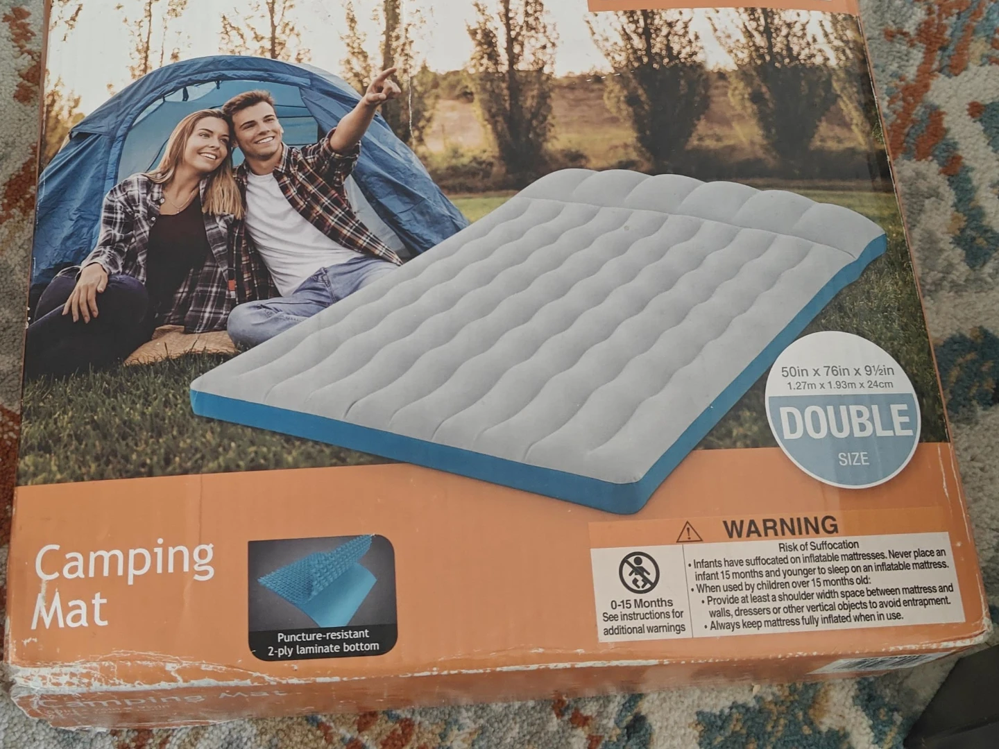 Camping Air Mattress Double Size