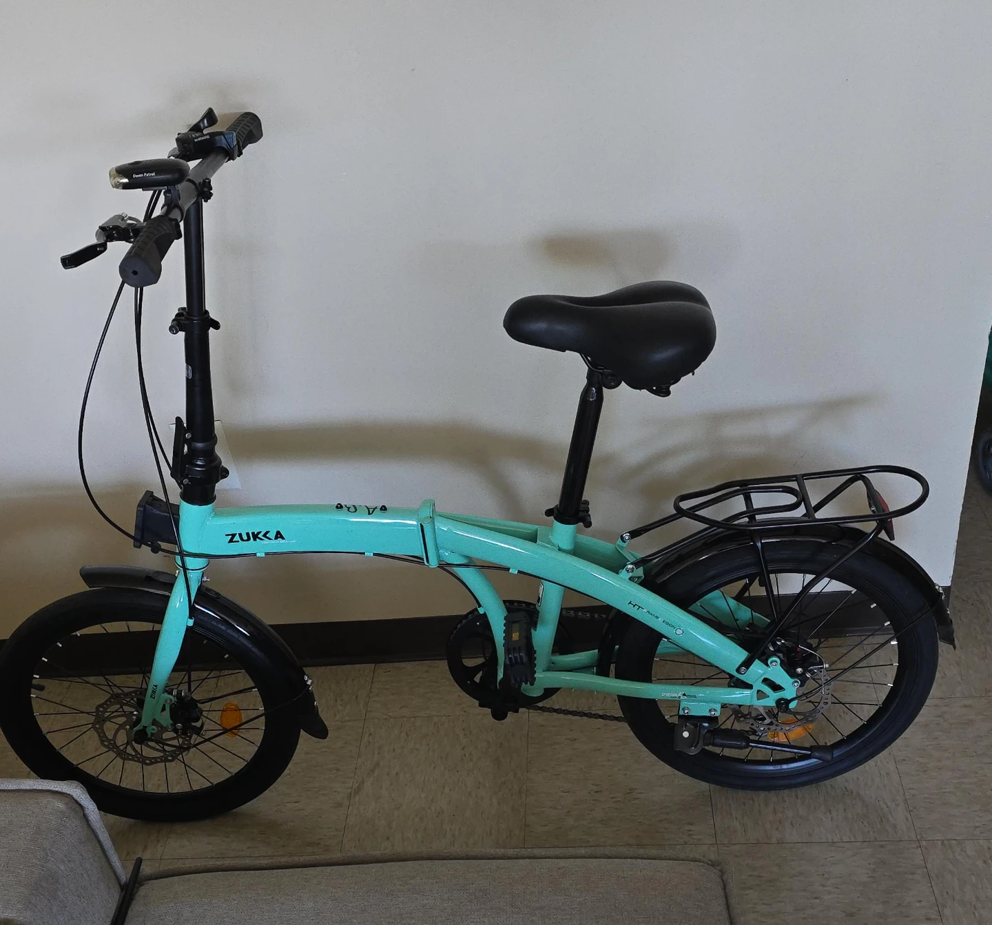 ZUKKA Folding Bike - Teal