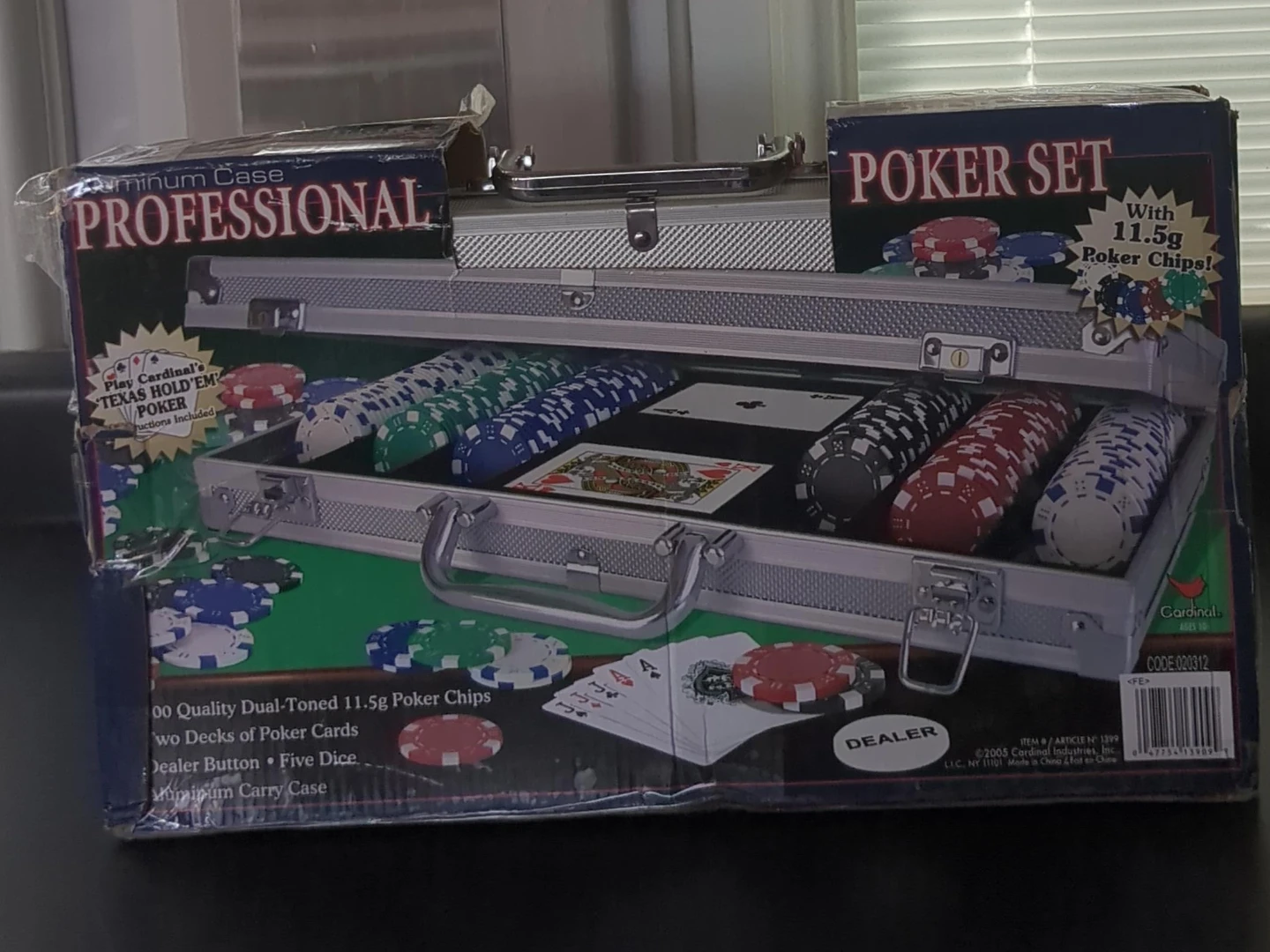 Cardinal Professional Poker Set with 11.5g Chips