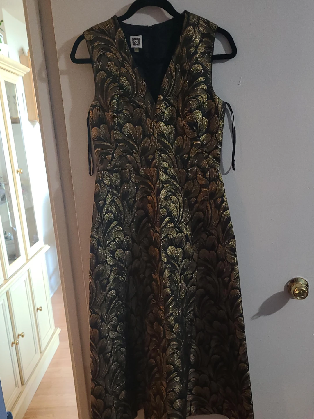 Anne Klein Sleeveless Brocade Dress