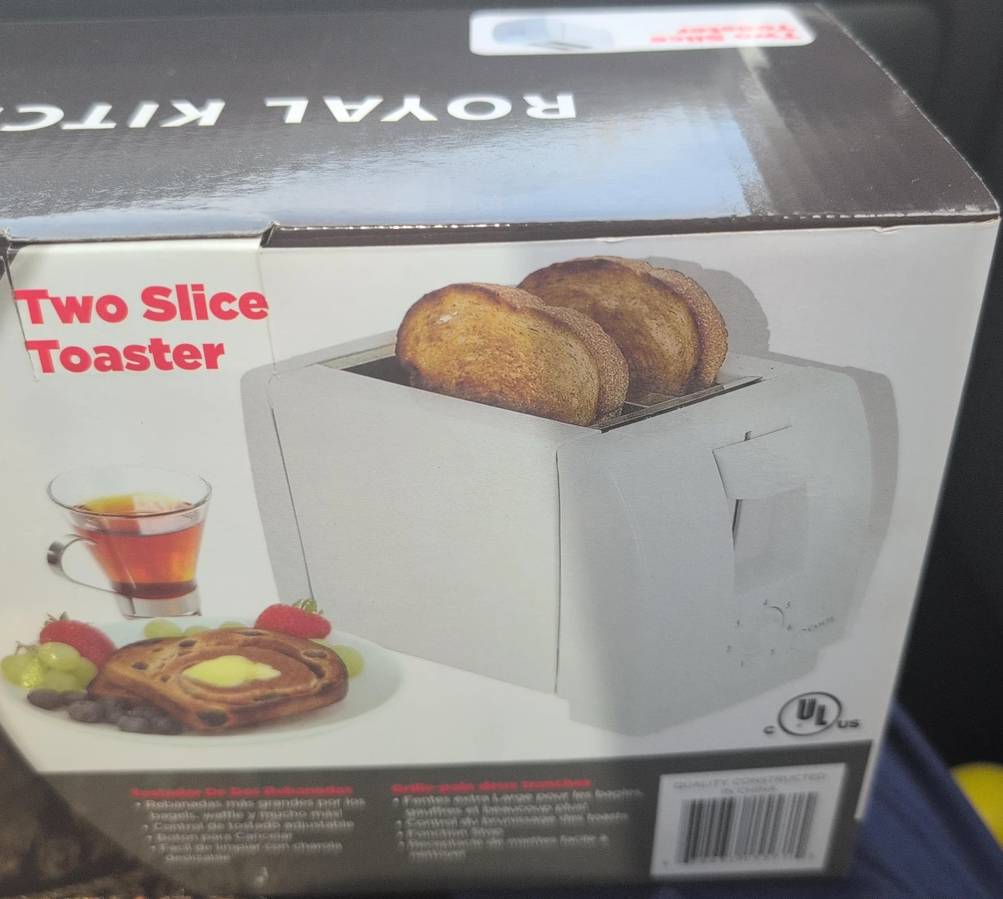 Royal Kitchen Two Slice Toaster