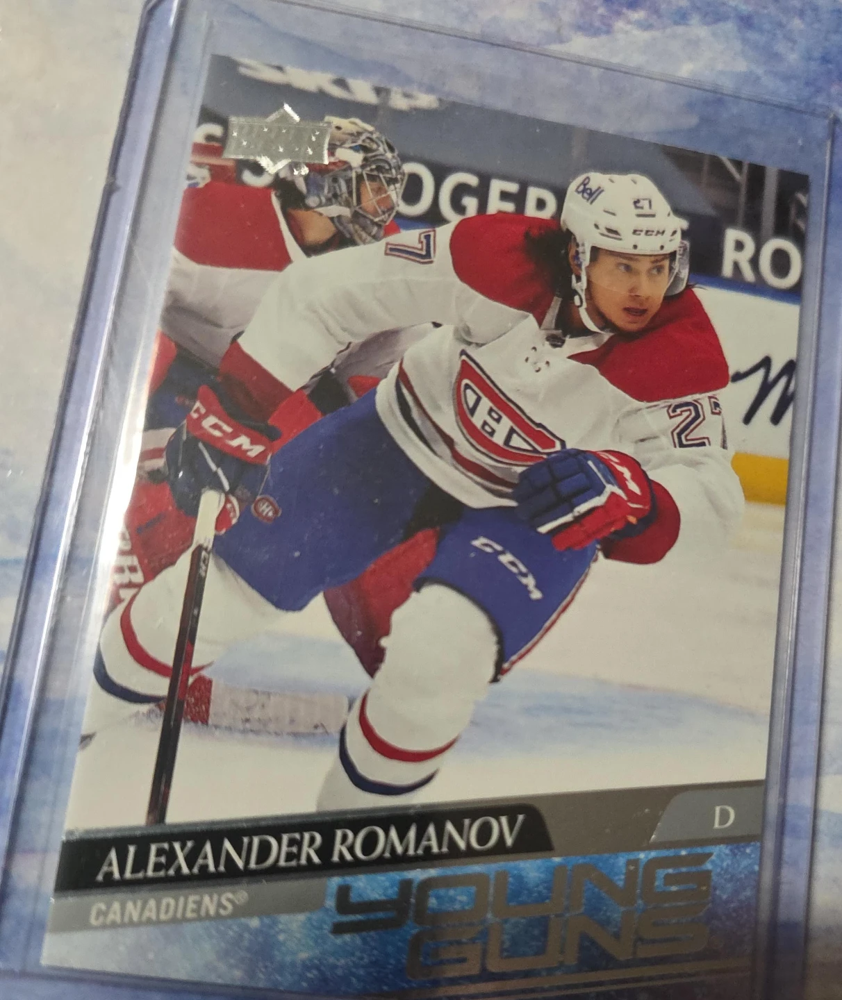 Alexander Romanov Canadiens Young Guns Hockey Card
