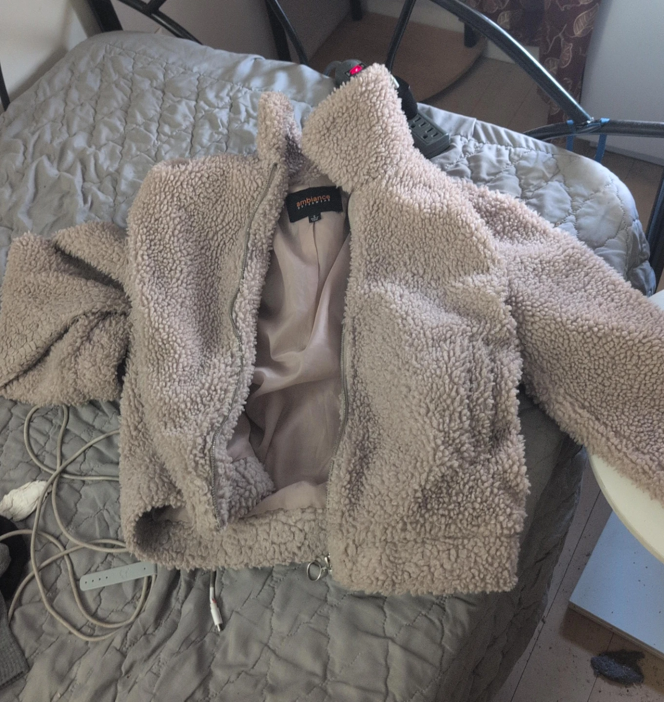 Ambiance Fuzzy Fleece Jacket
