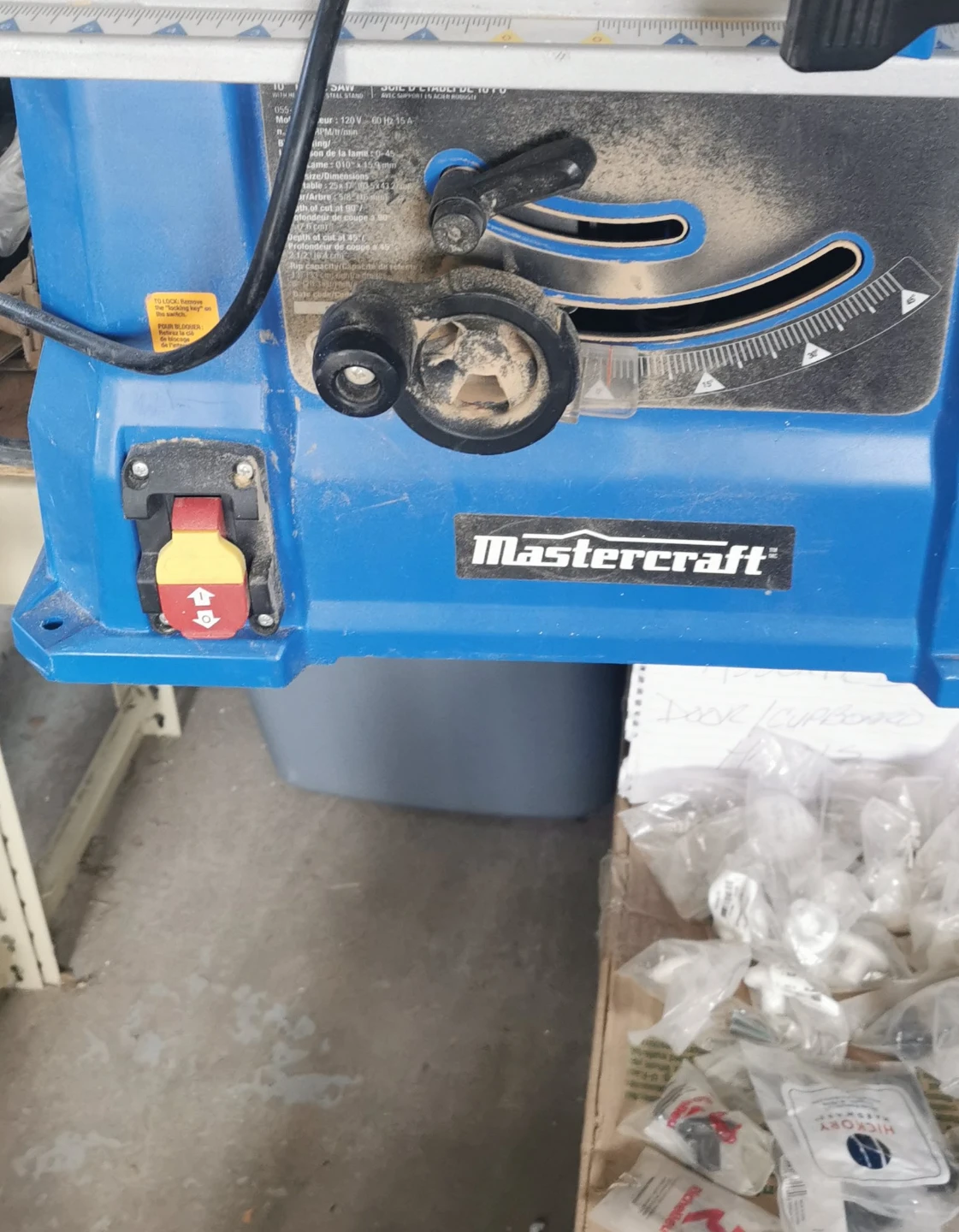 Mastercraft Table Saw