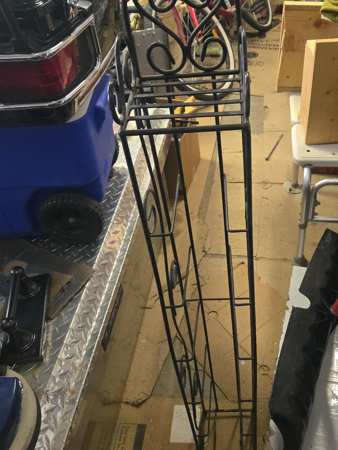Black Metal Tiered Plant Stand