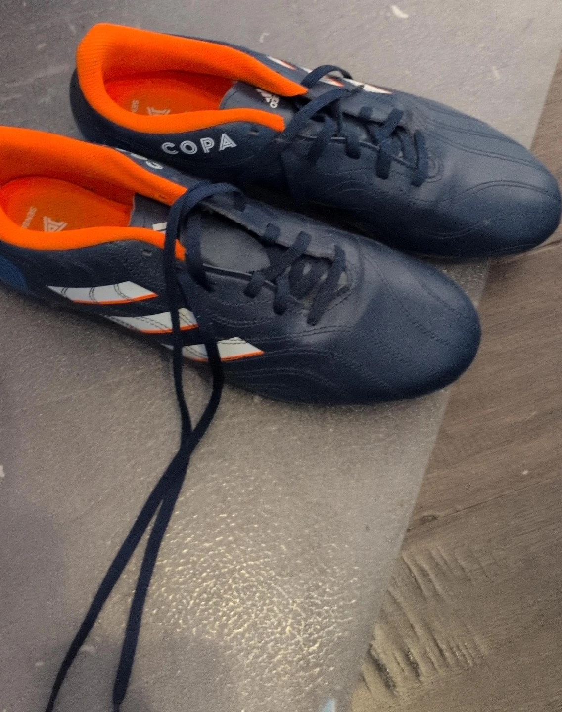 Adidas Copa Soccer Cleats Navy/Orange