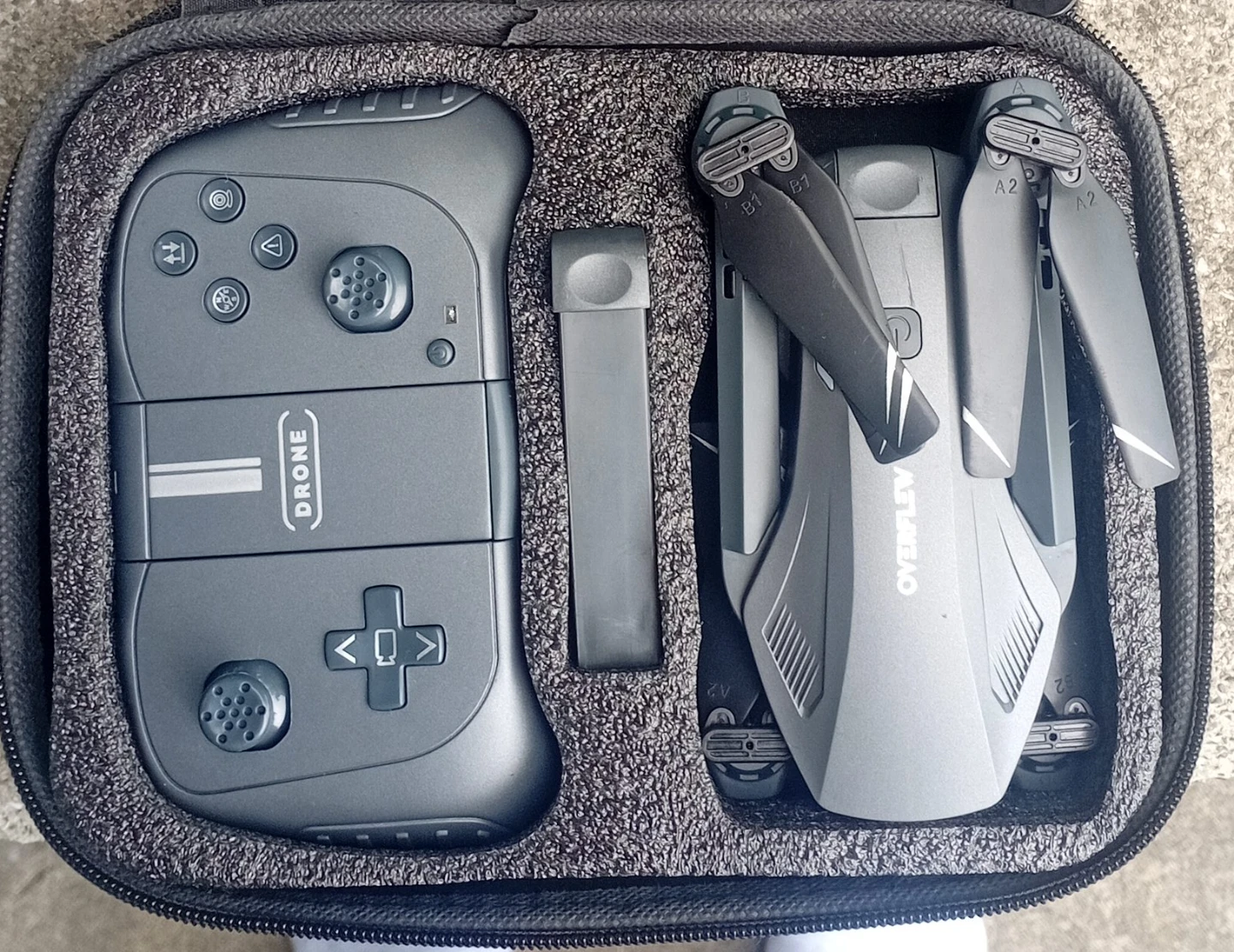 OVERFLIEW Drone with Remote Controller and Case