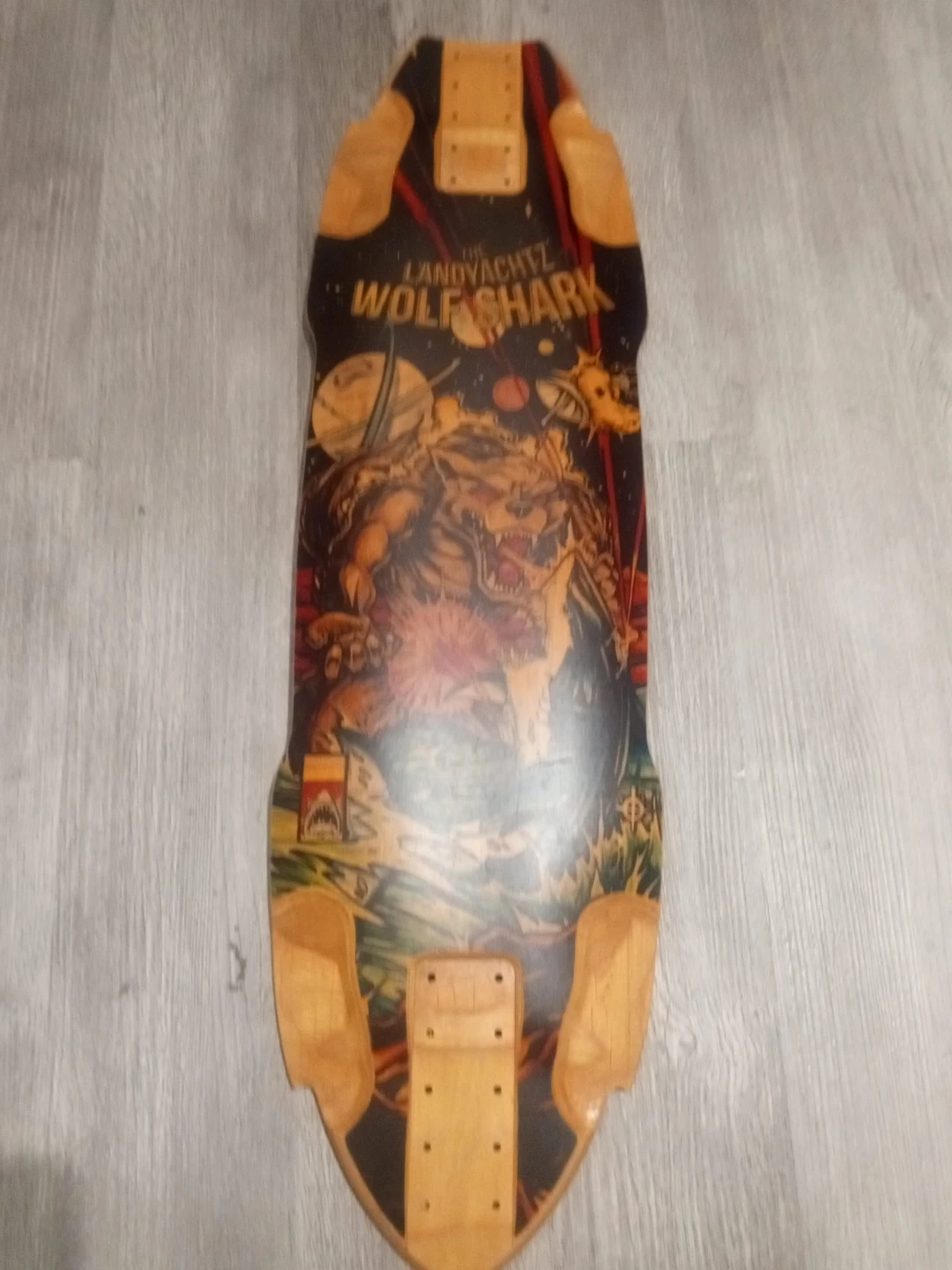 Landyachtz Wolf Shark Longboard Deck - photo 2