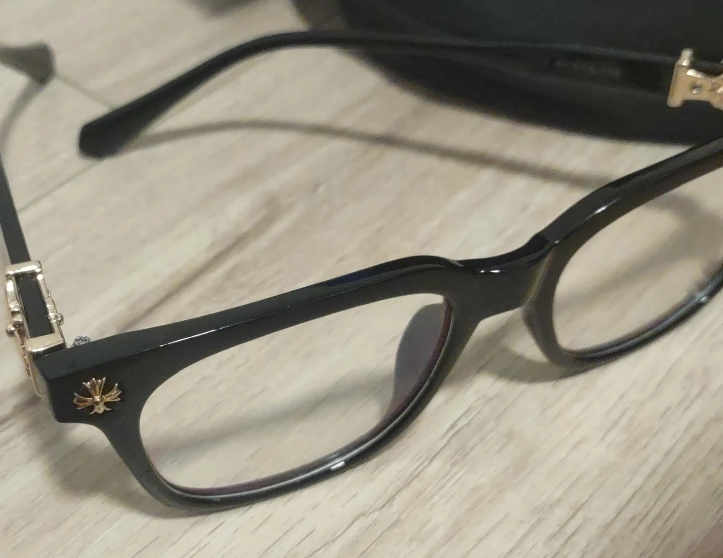 Chrome Hearts Black Eyeglasses