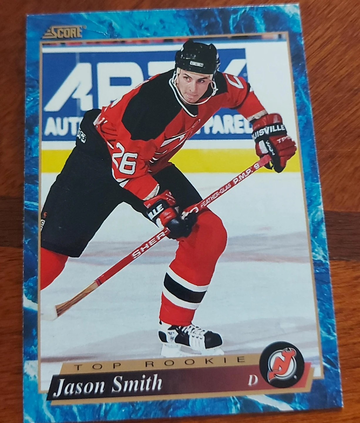 SCORE Hockey Card Jason Smith Top Rookie