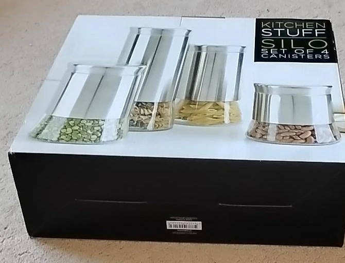 Kitchen Stuff Set of 4 Silo Canisters