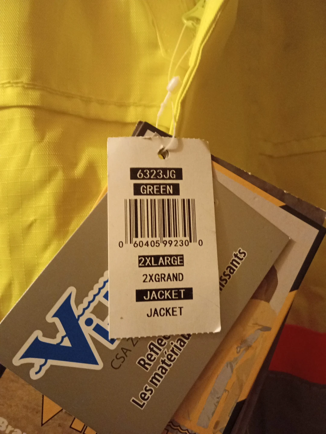 Viking Yellow Safety Jacket 2XL - photo 2